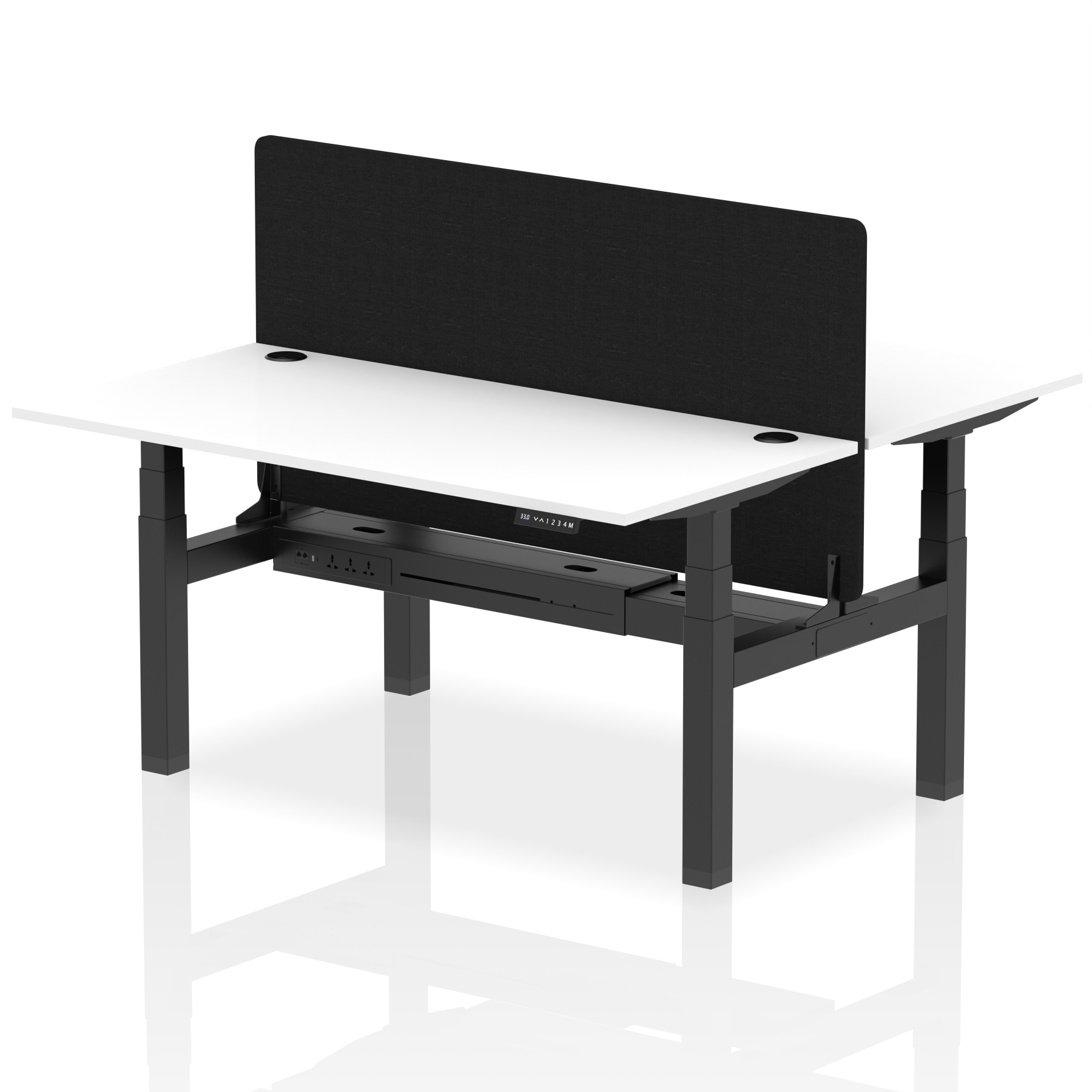White / Black Frame