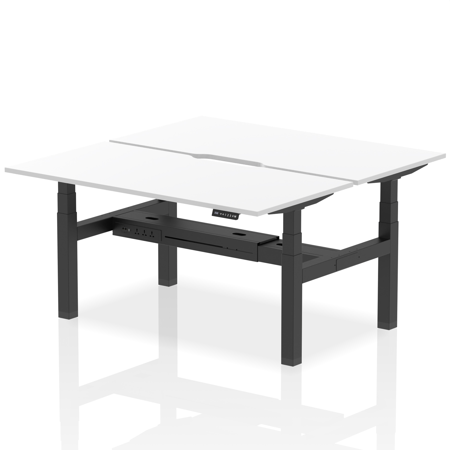 White / Black Frame