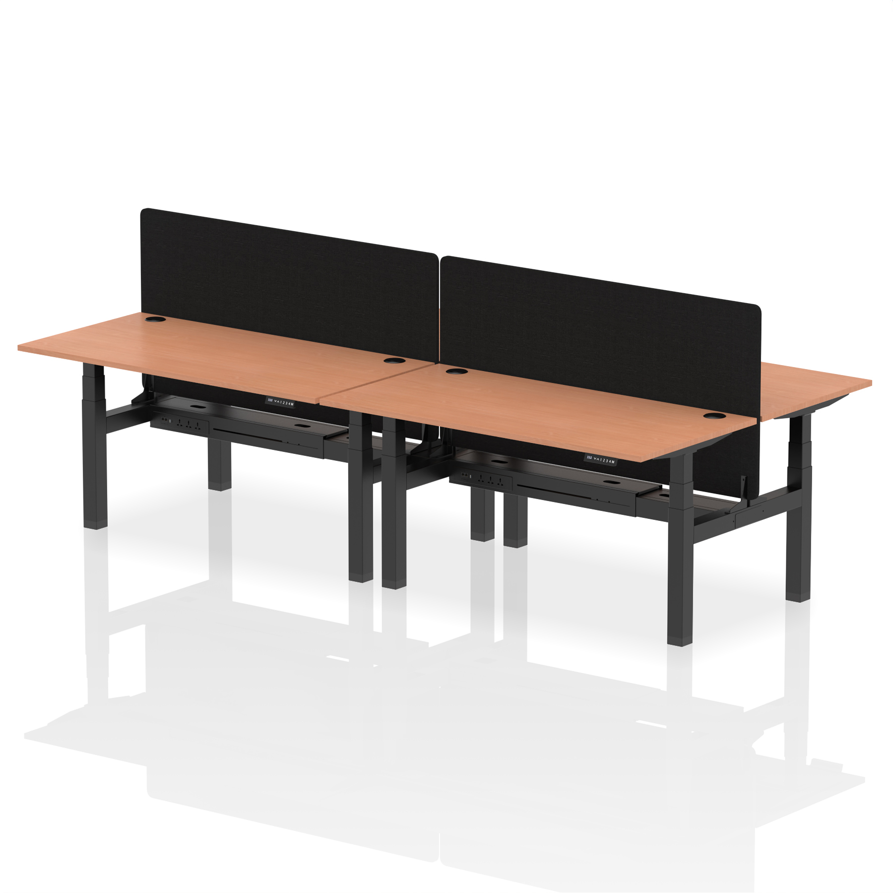 Beech / Black Frame
