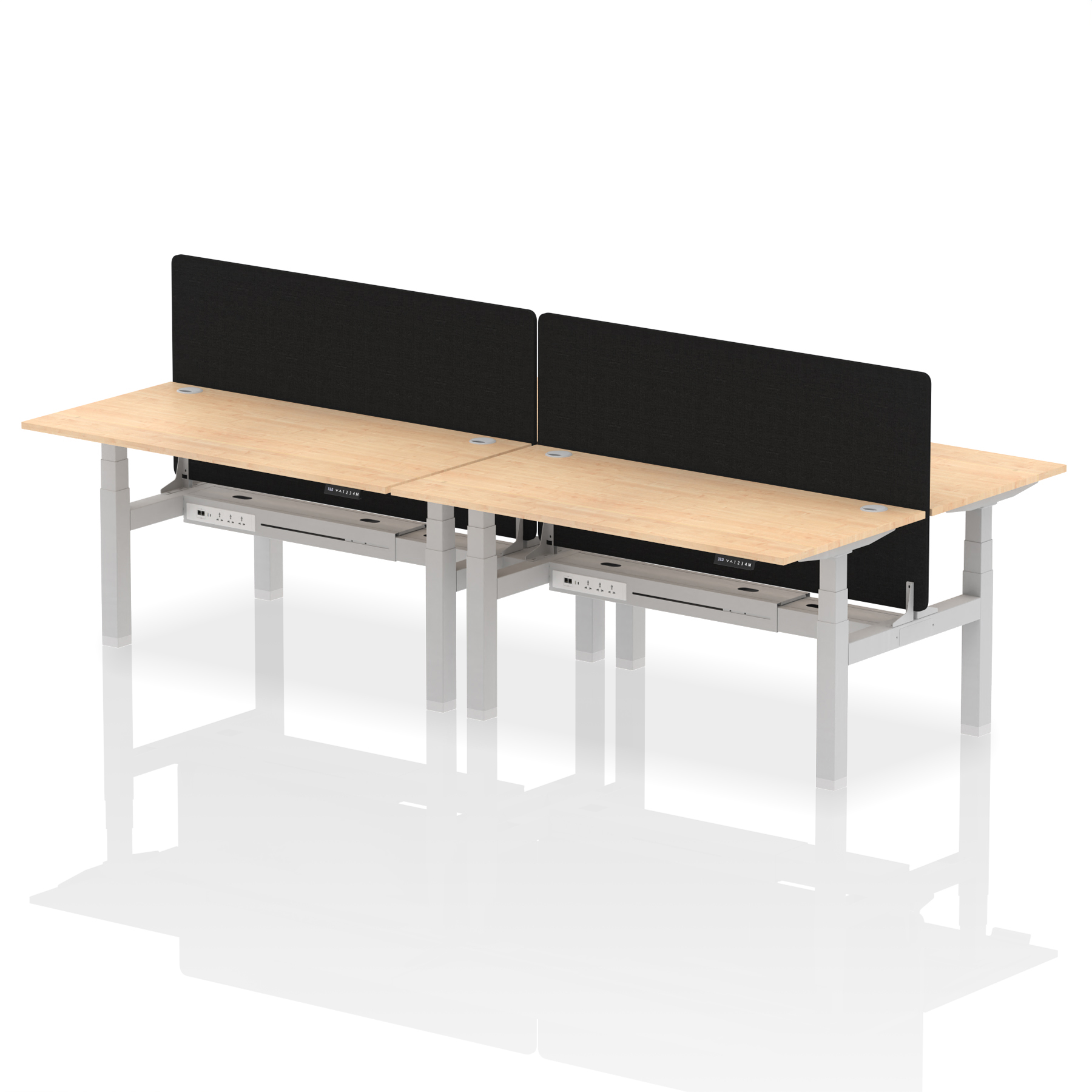 Maple / Silver Frame