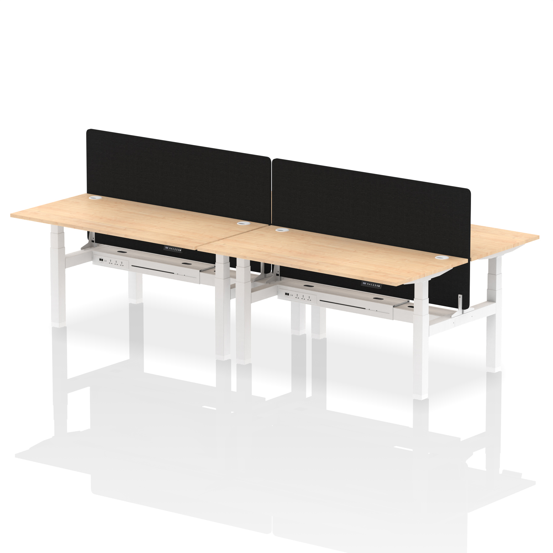 Maple / White Frame
