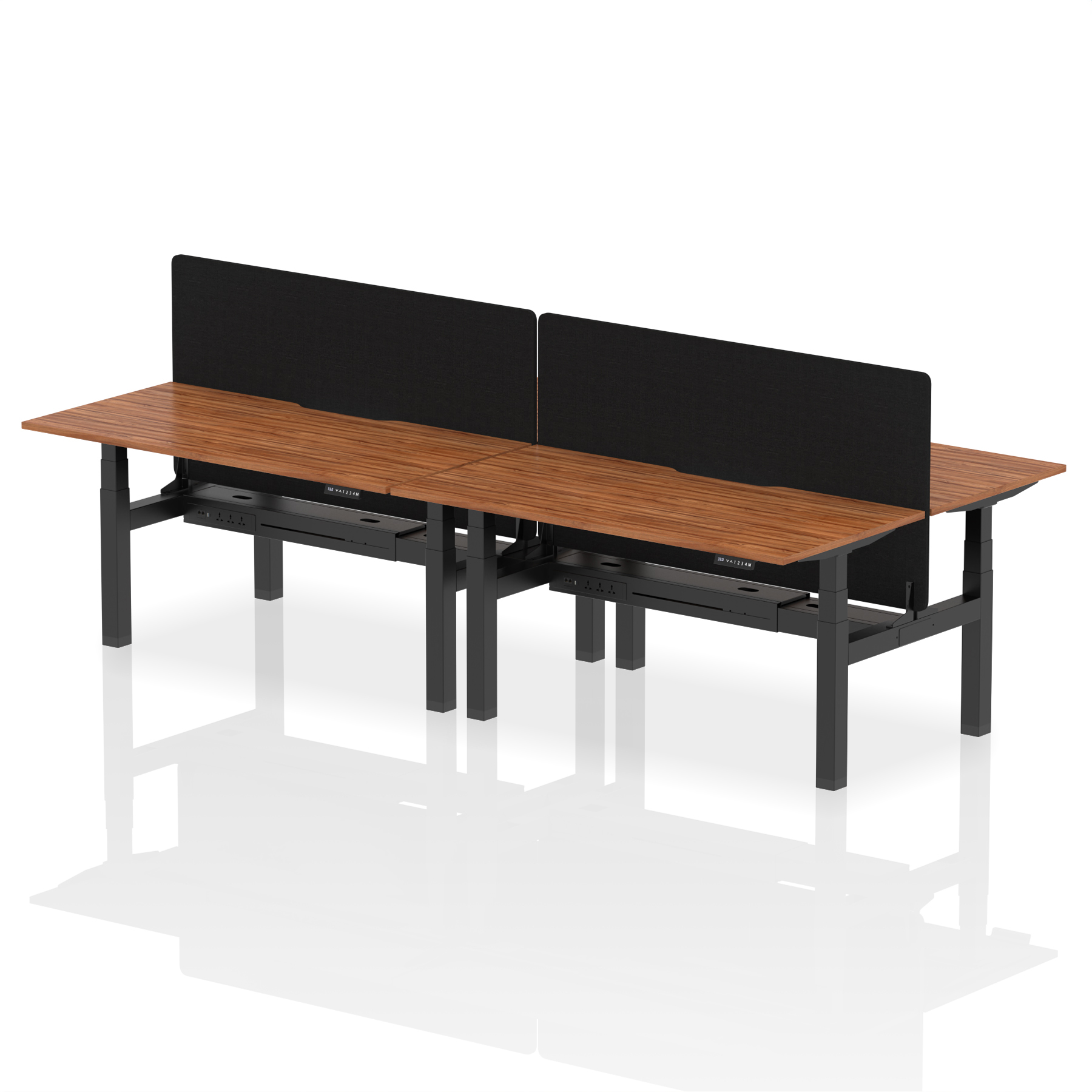 Walnut / Black Frame