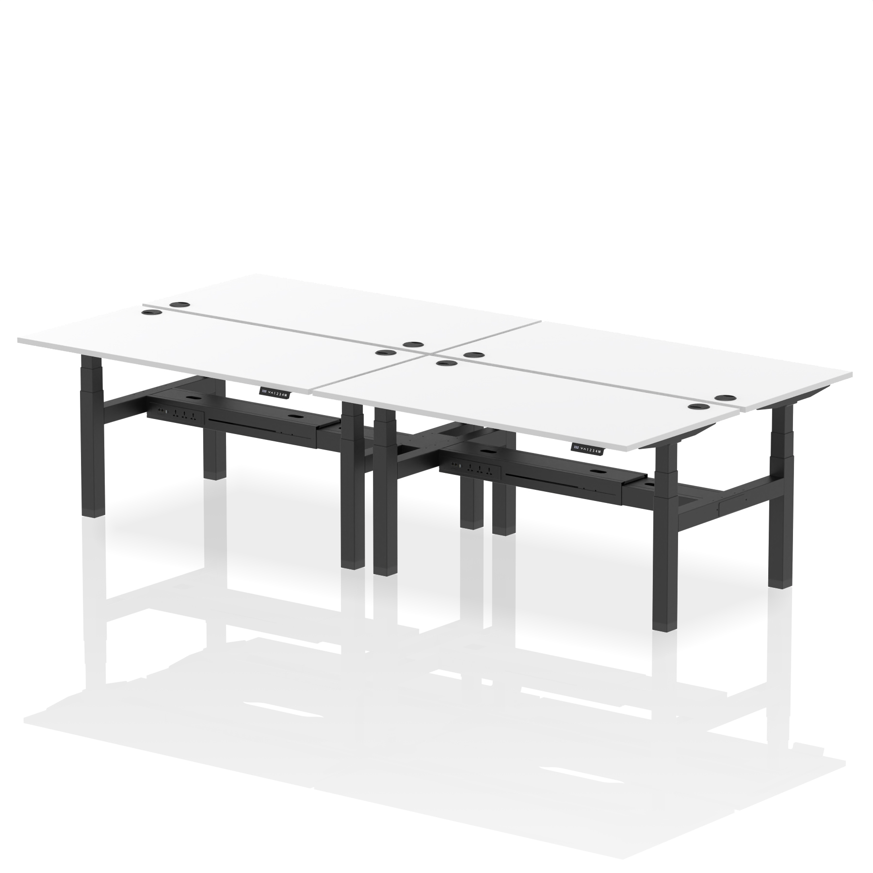 White / Black Frame