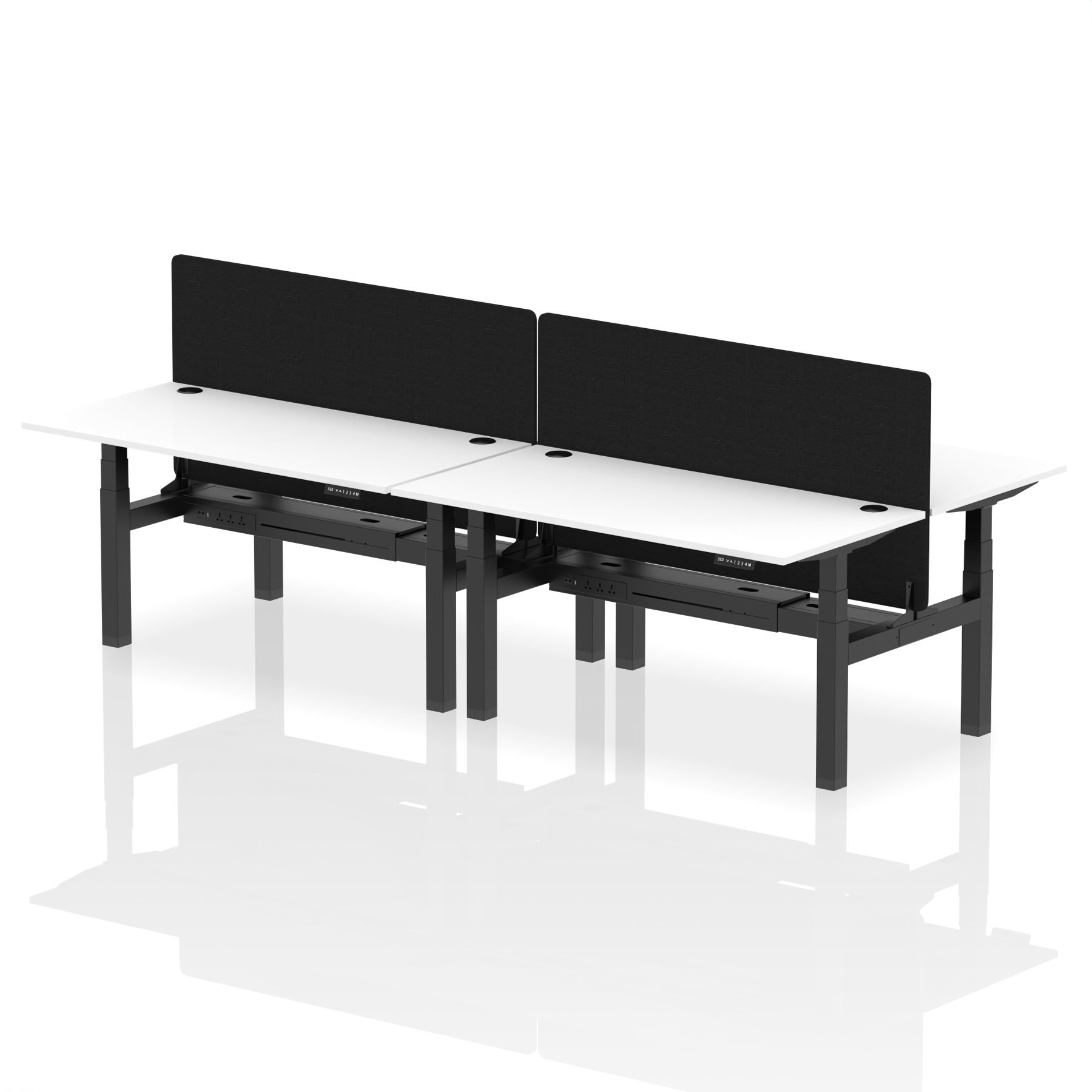 White / Black Frame