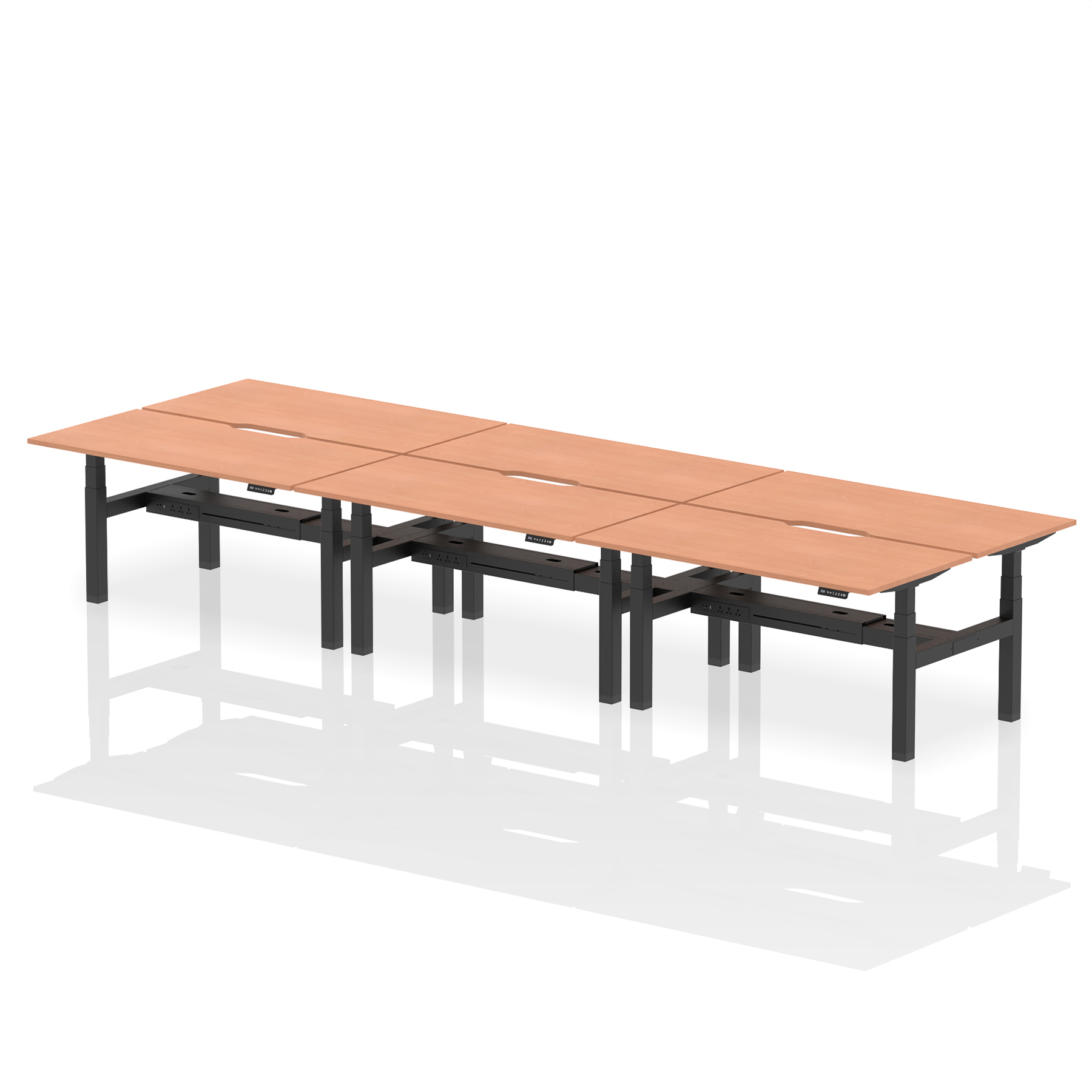 Beech / Black Frame