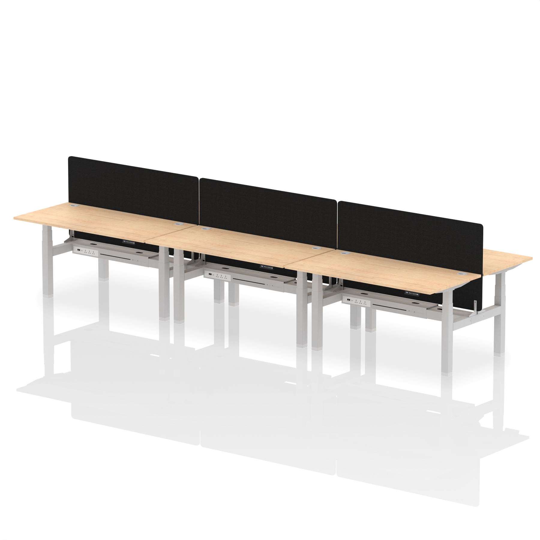 Maple / Silver Frame