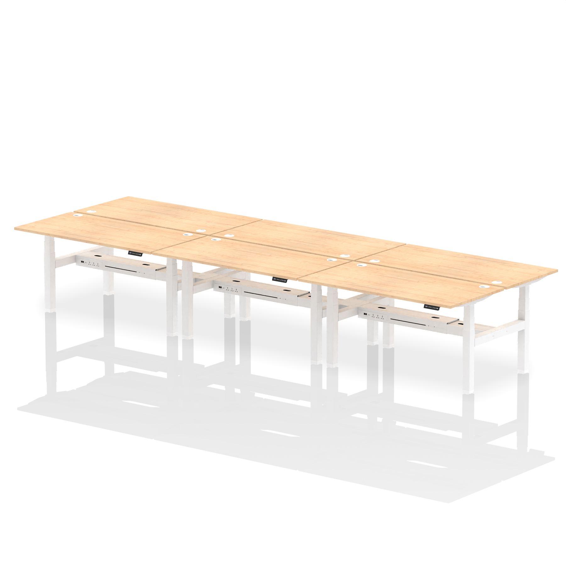 Maple / White Frame