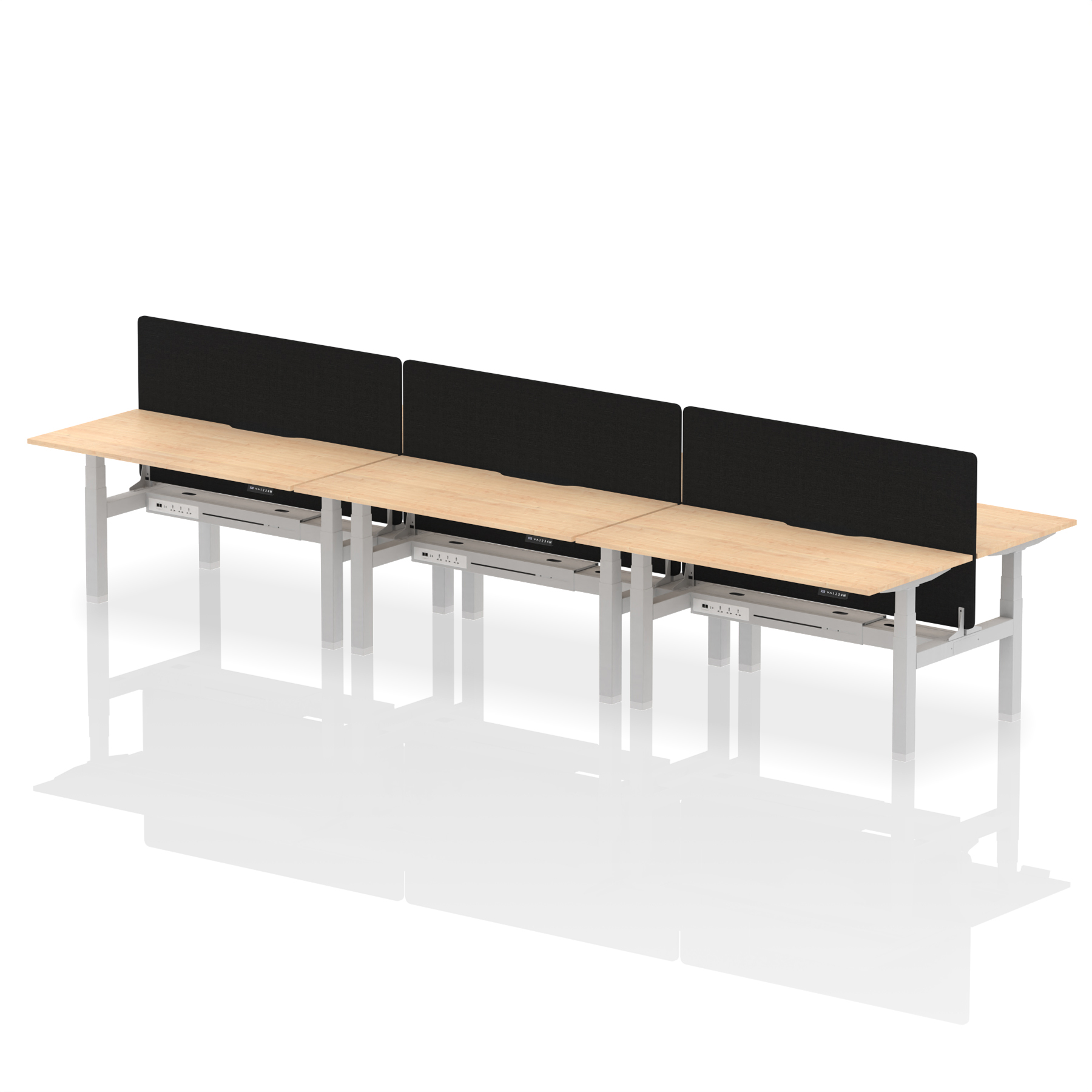 Maple / Silver Frame
