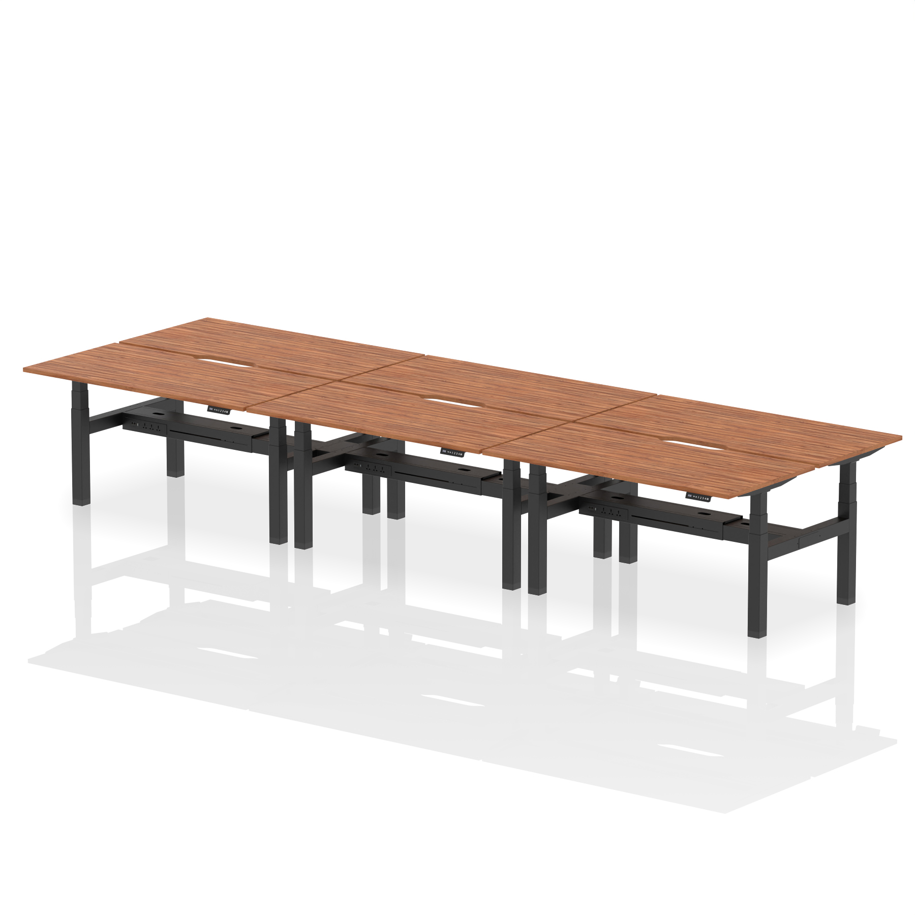 Walnut / Black Frame