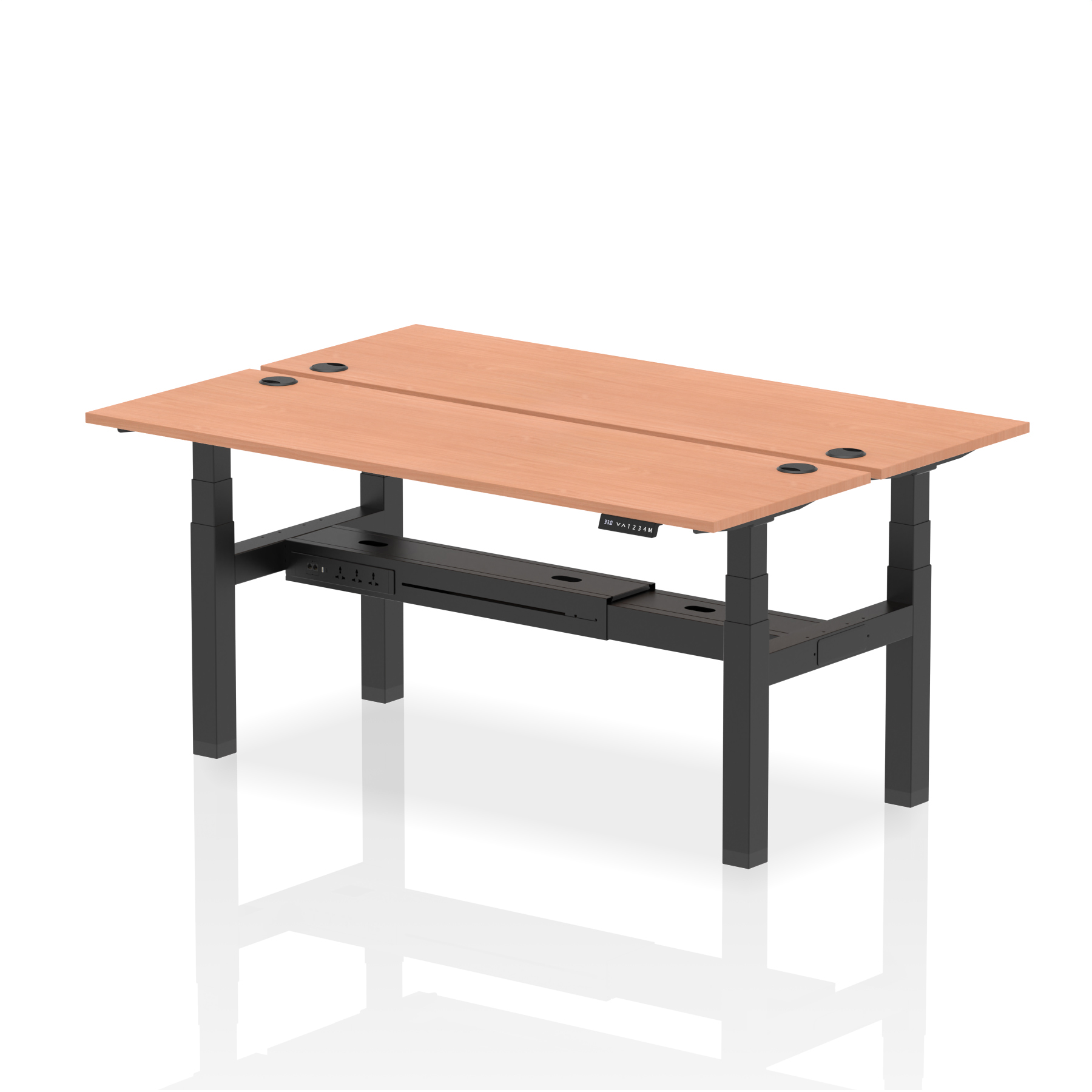 Beech / Black Frame