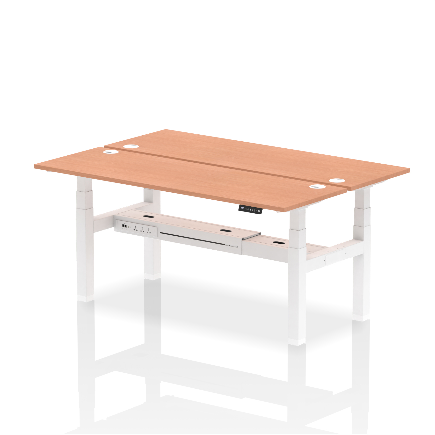 Beech / White Frame