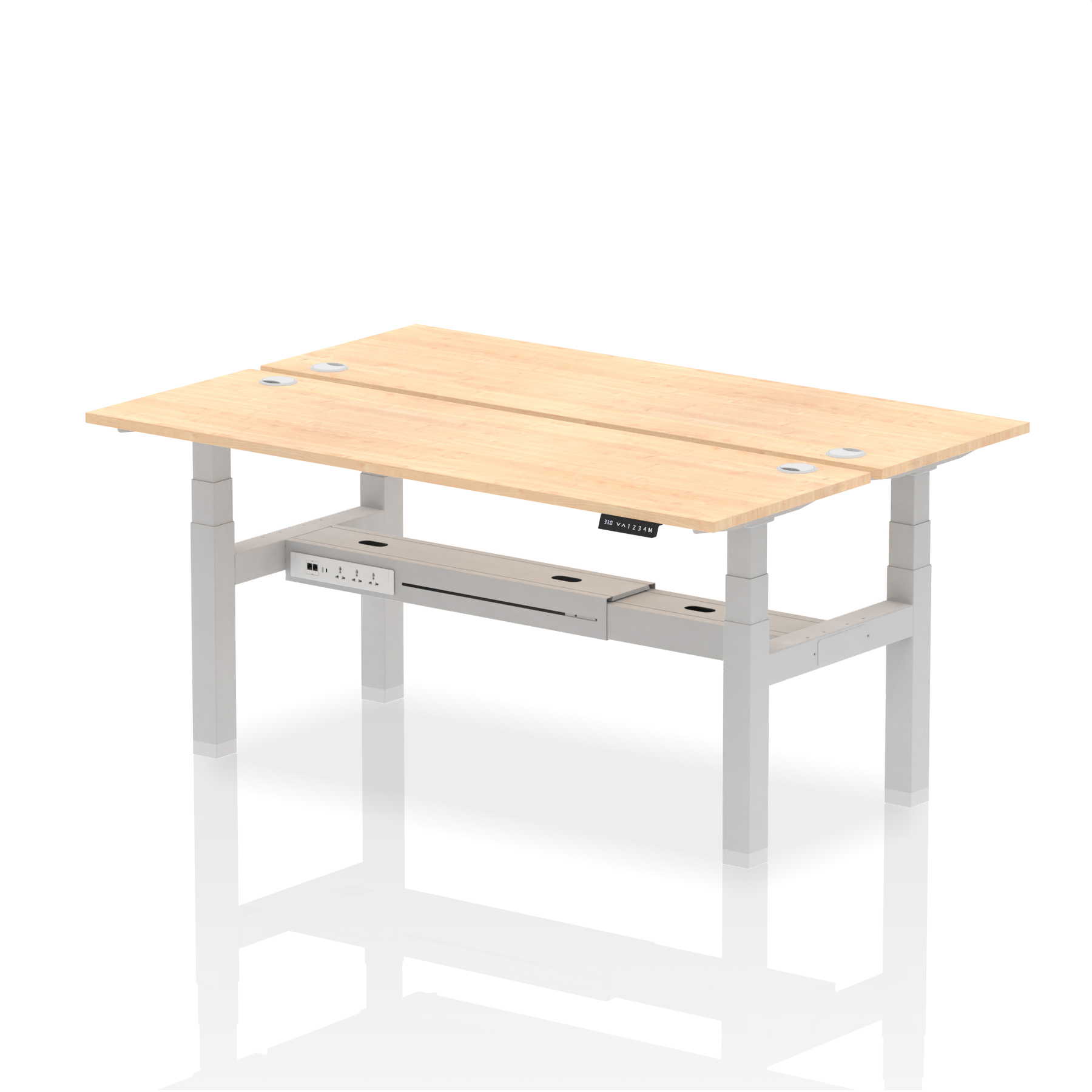 Maple / Silver Frame