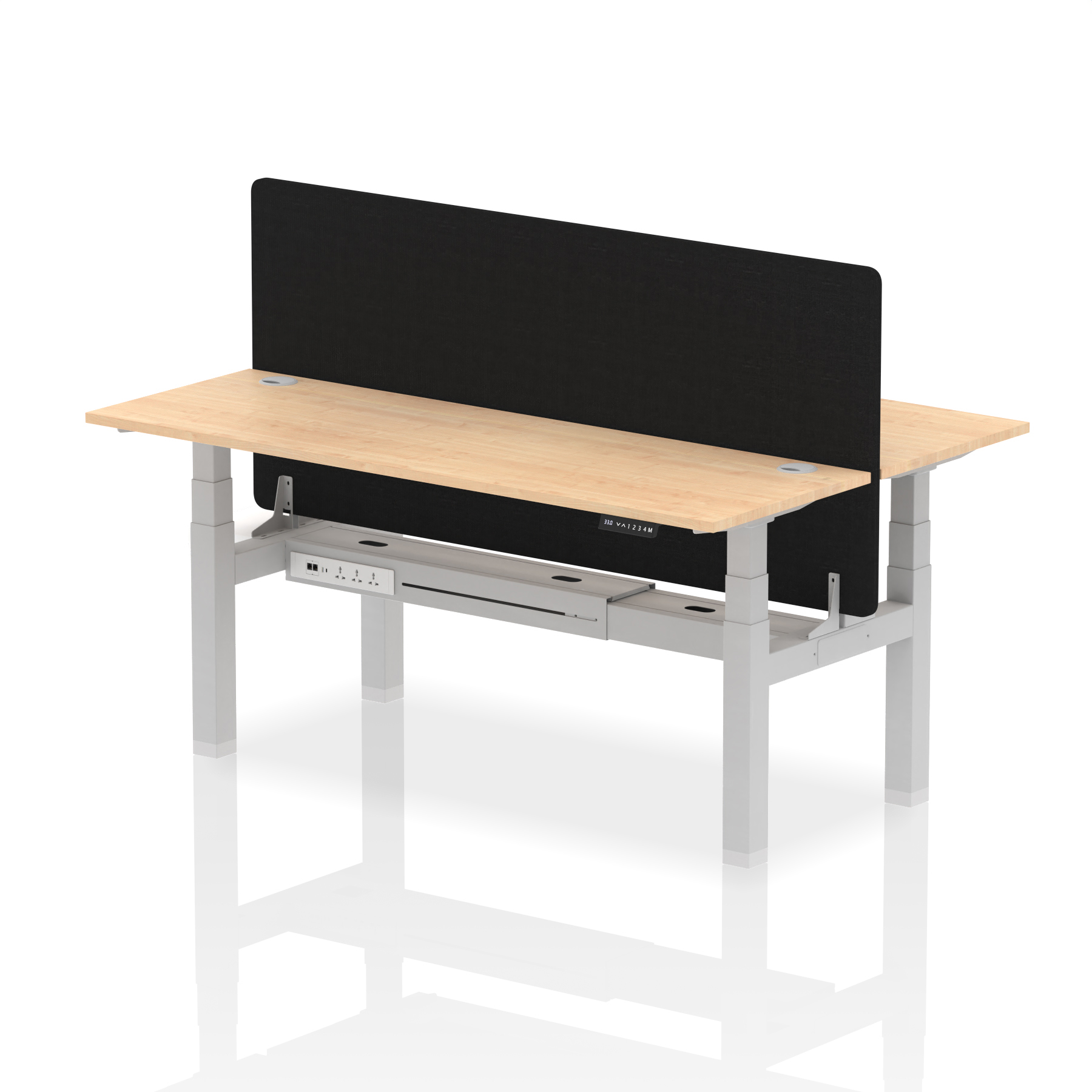 Maple / Silver Frame