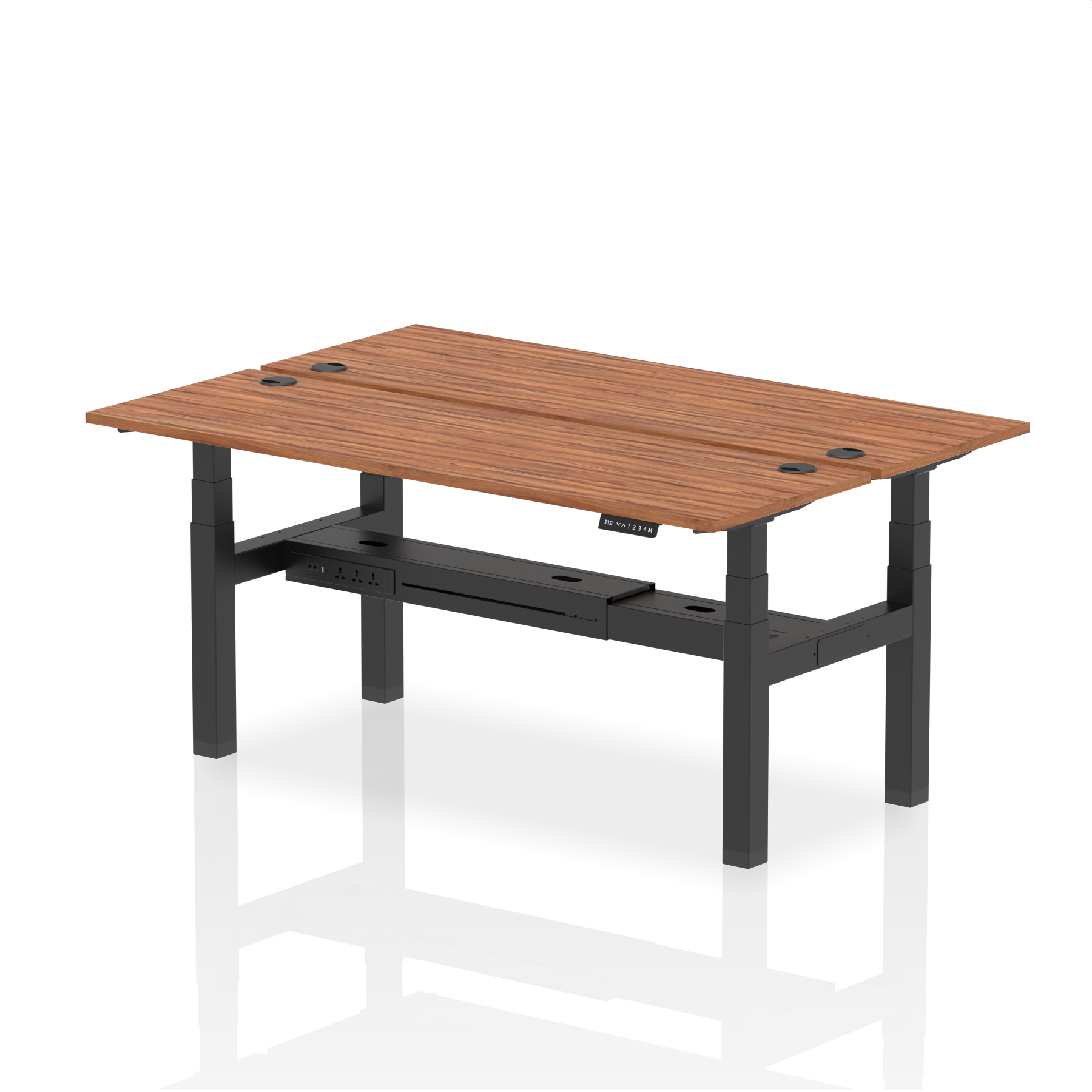 Walnut / Black Frame