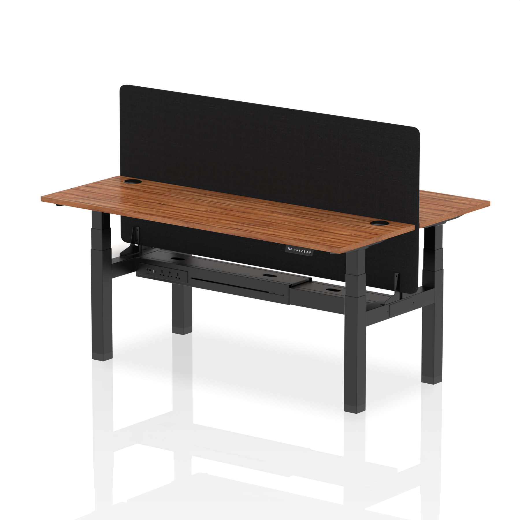 Walnut / Black Frame