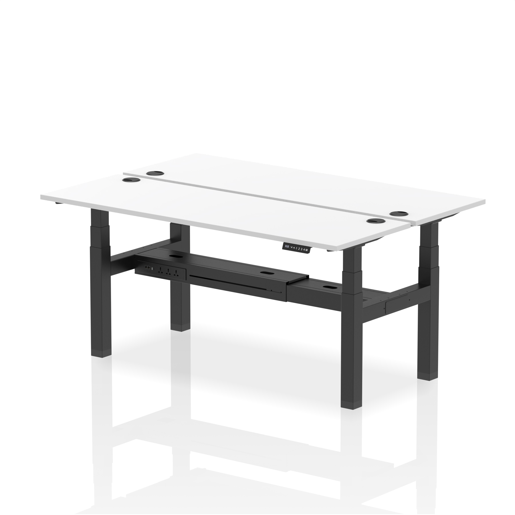 White / Black Frame