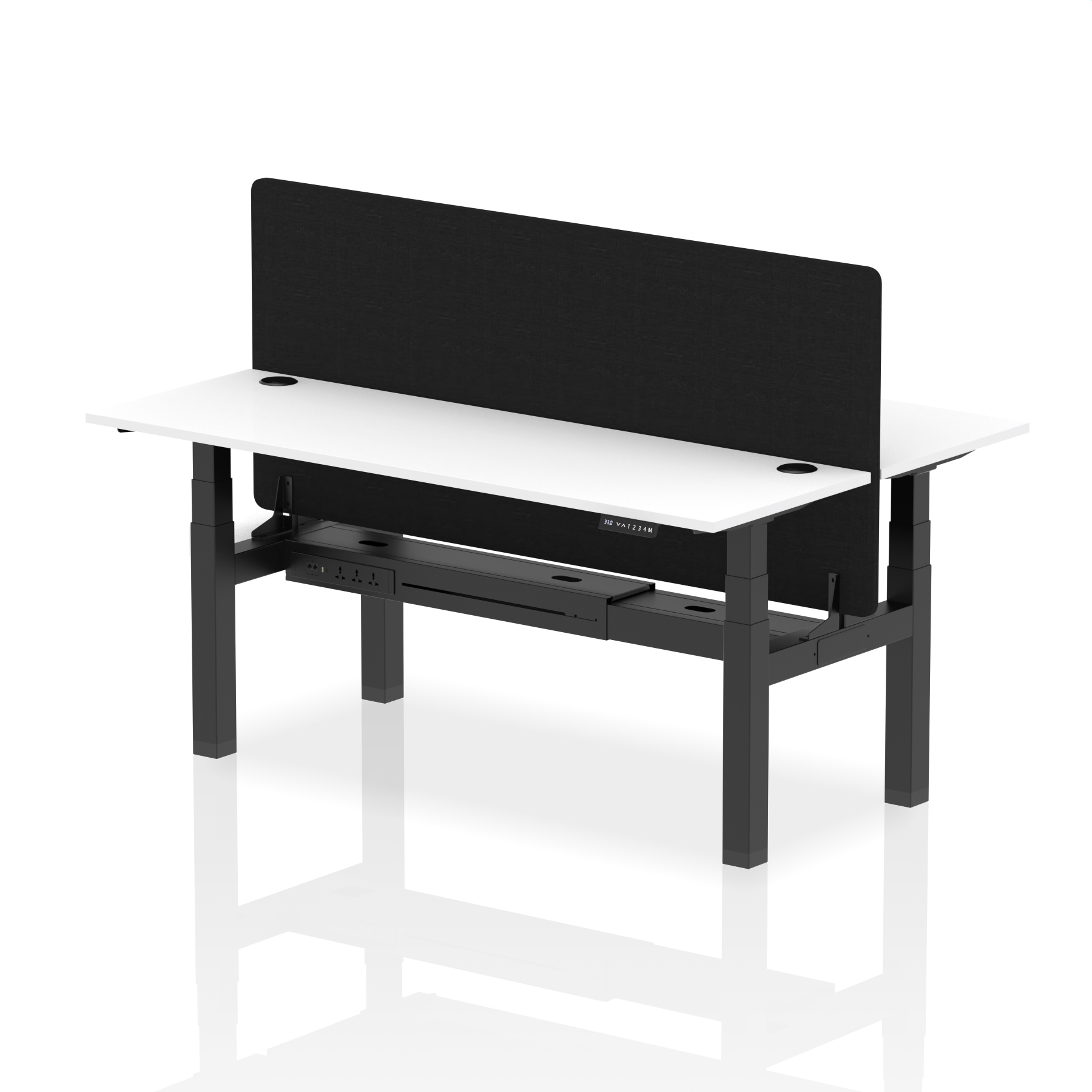White / Black Frame
