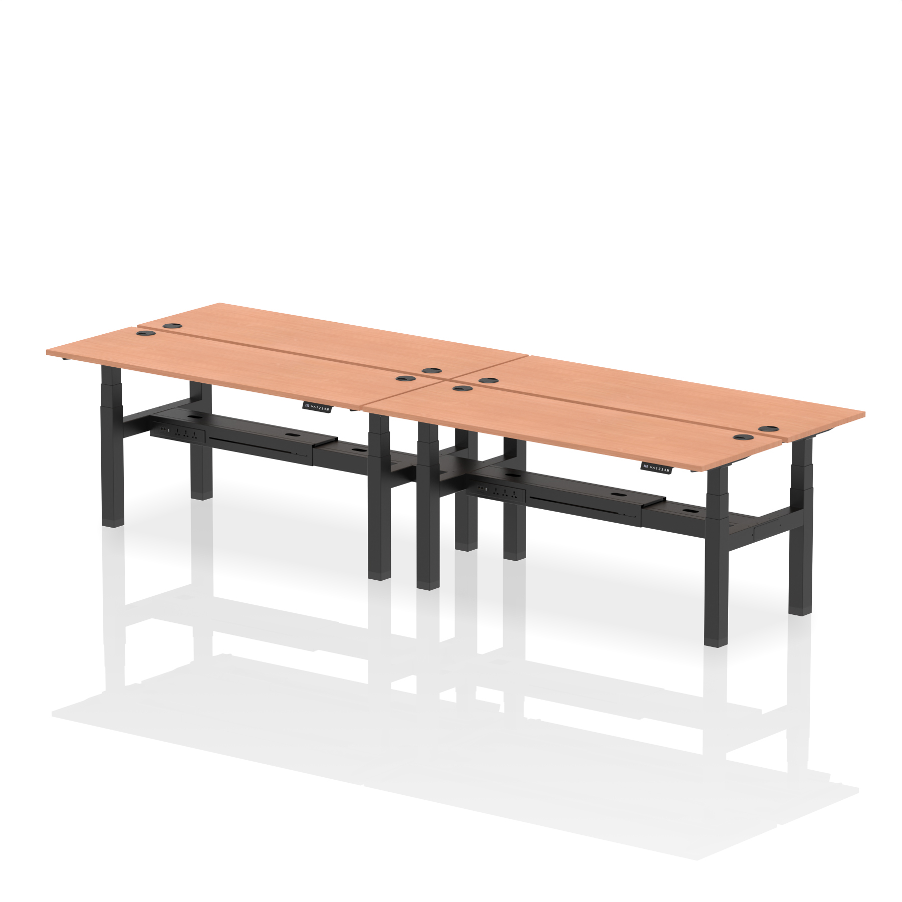 Beech / Black Frame