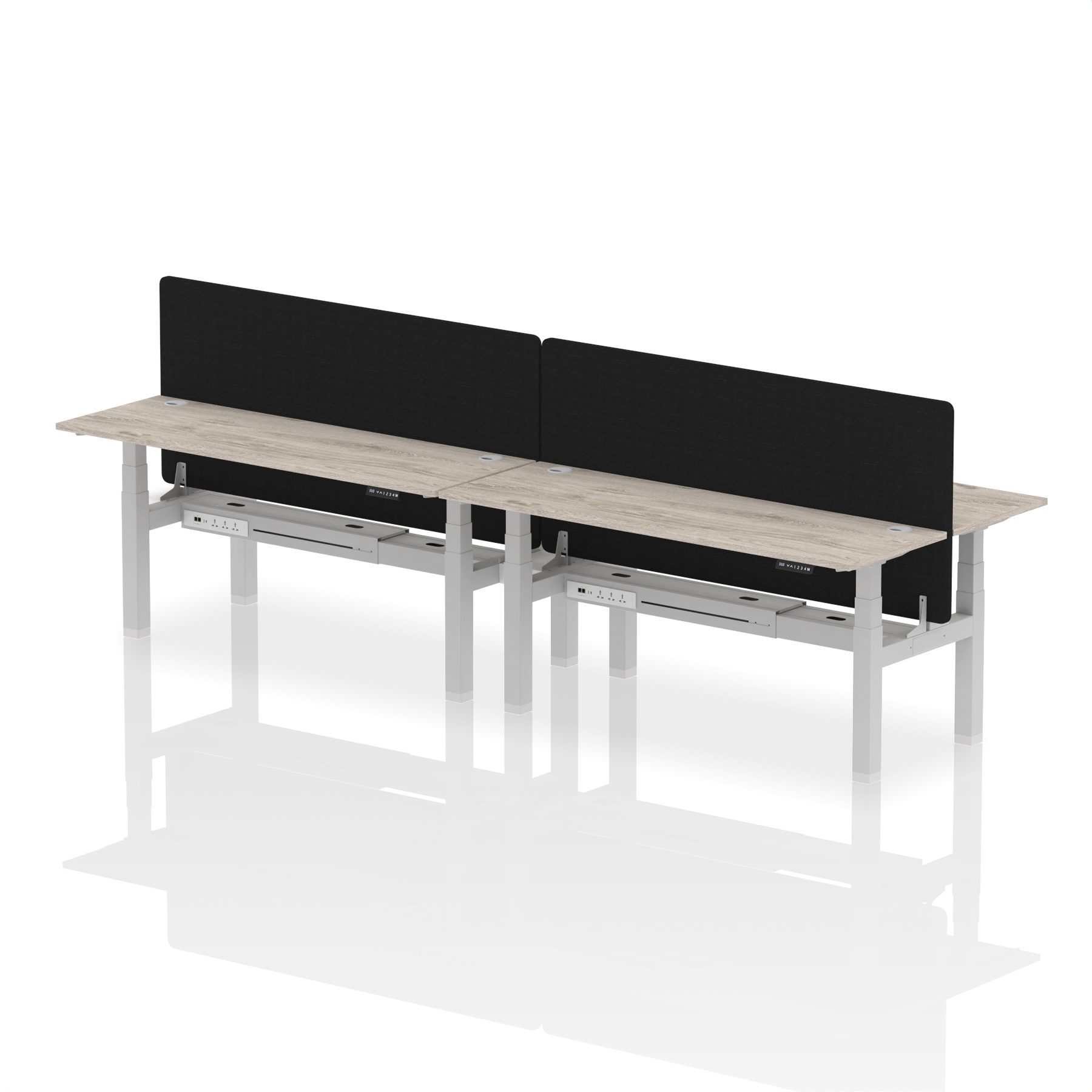 Grey Oak / Silver Frame