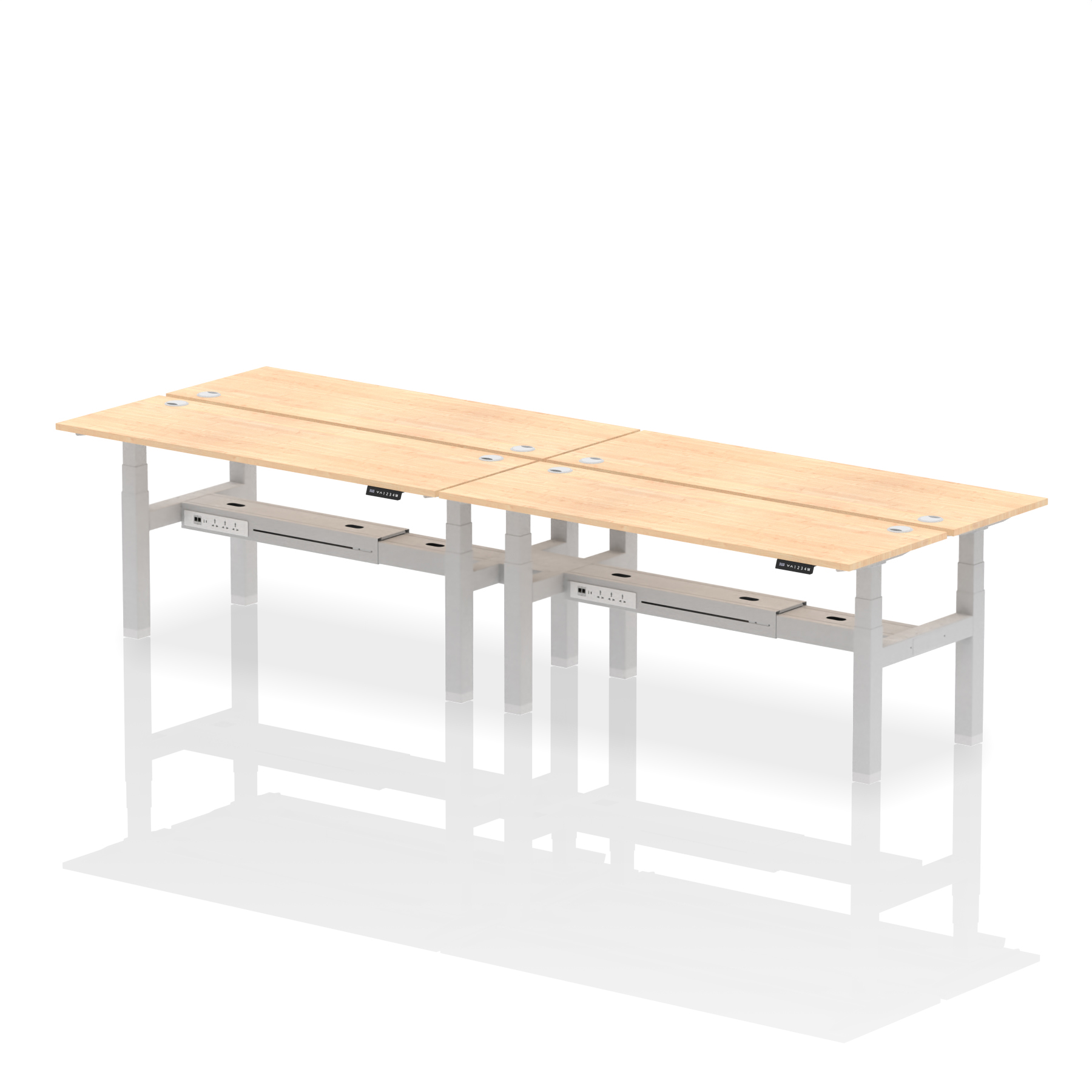 Maple / Silver Frame