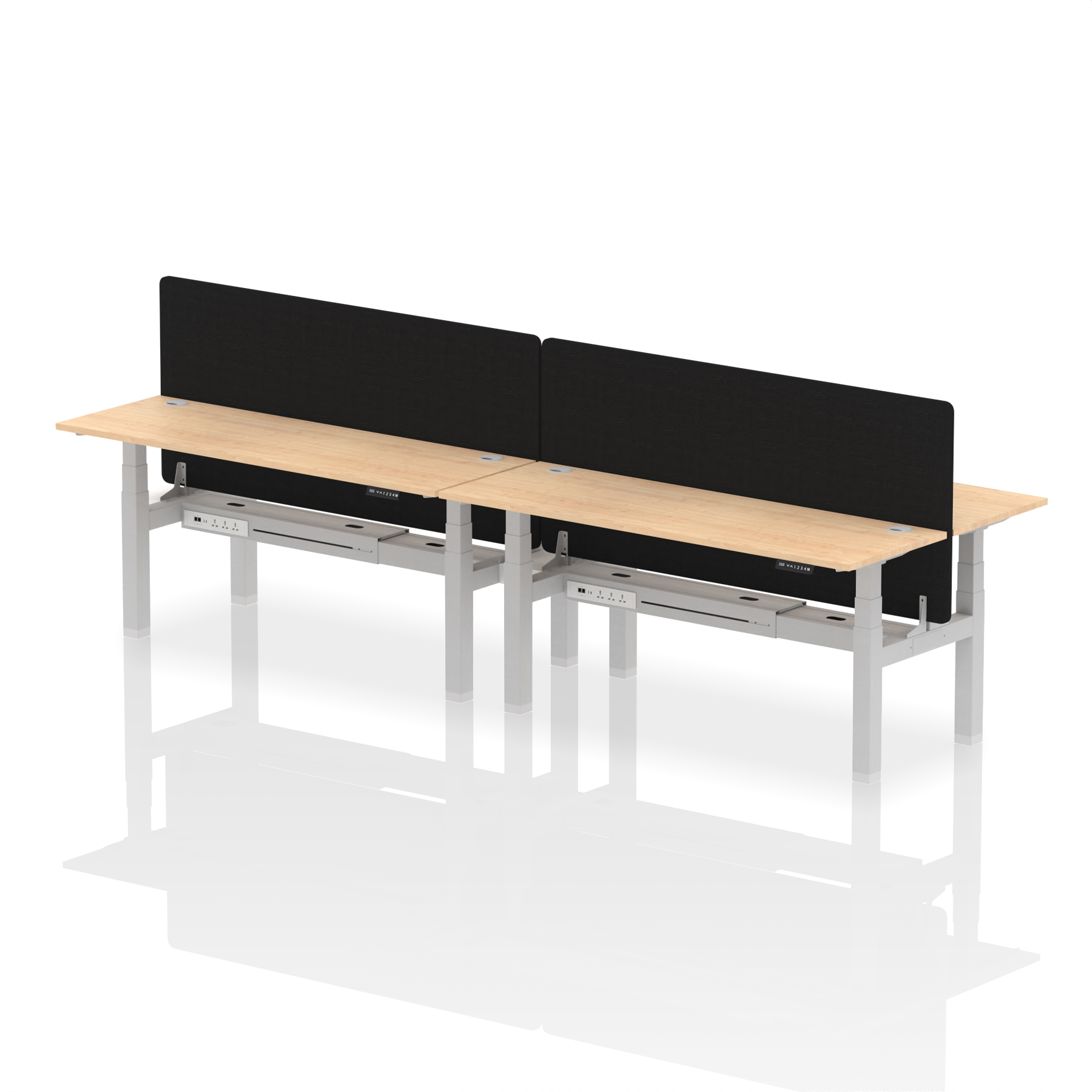 Maple / Silver Frame