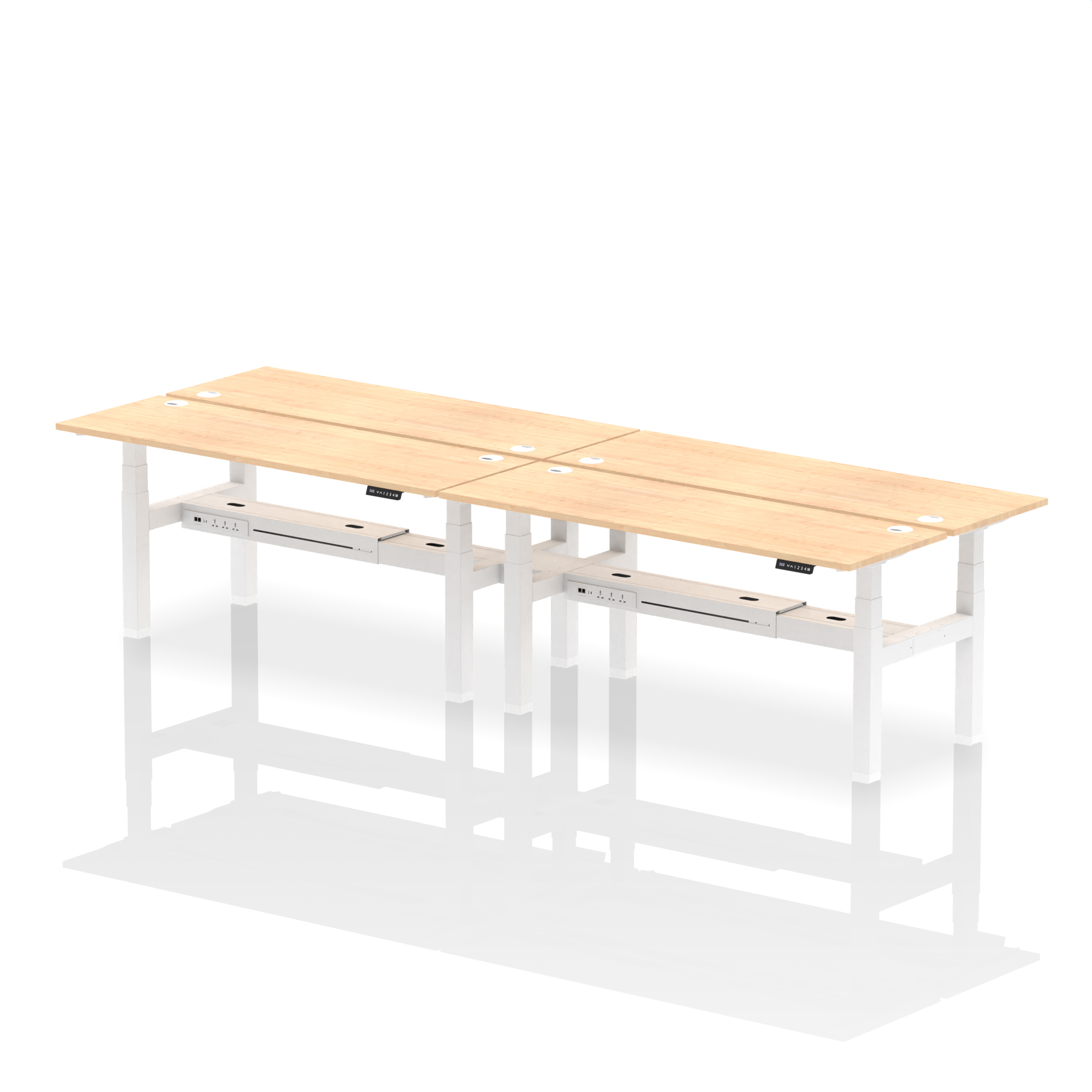 Maple / White Frame