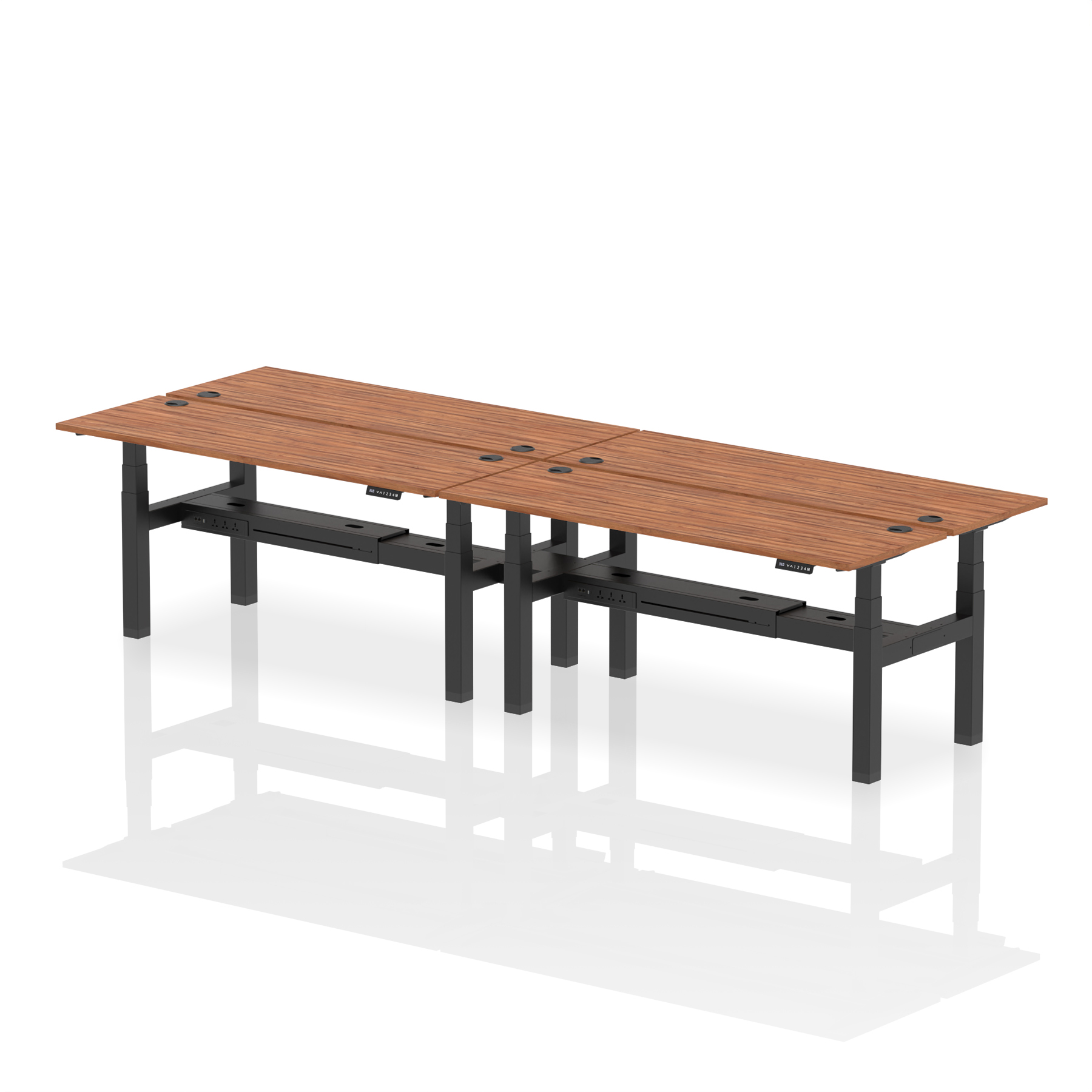 Walnut / Black Frame