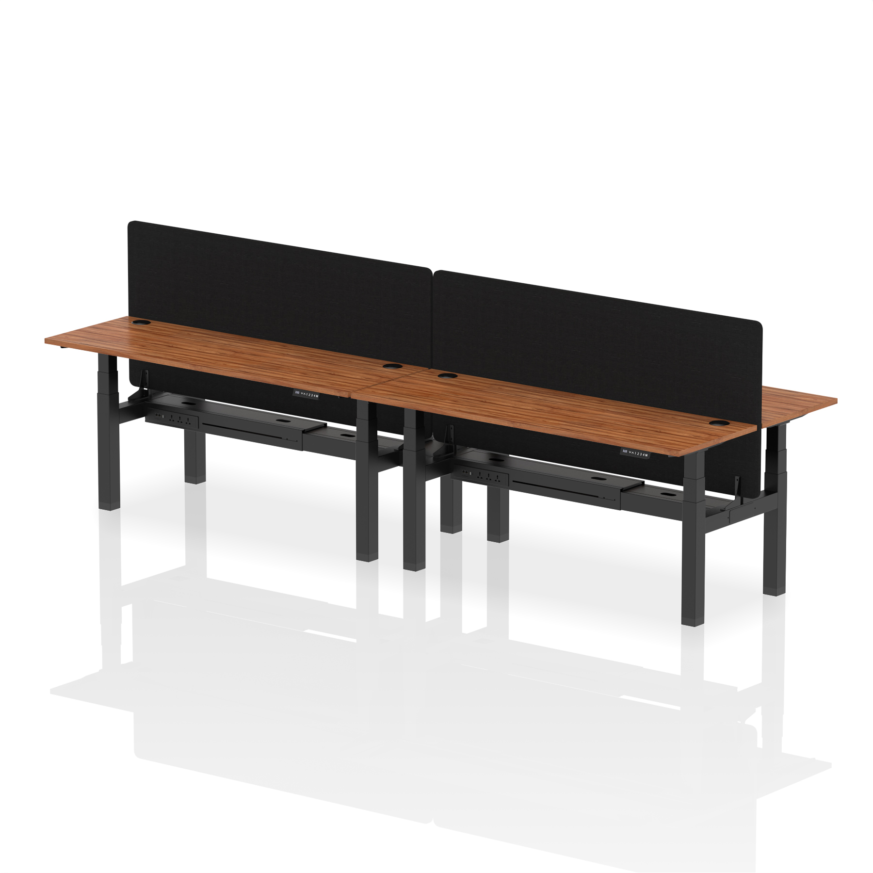 Walnut / Black Frame