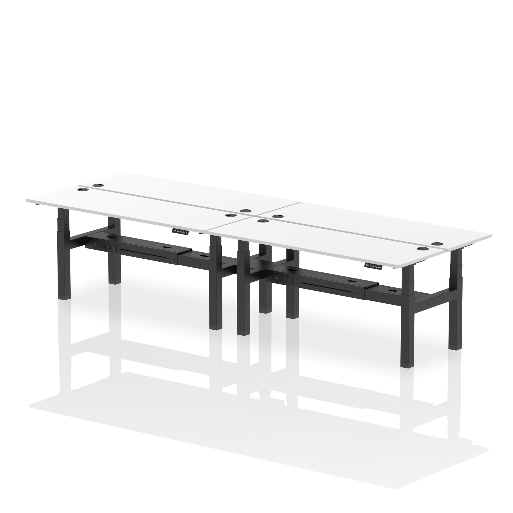 White / Black Frame