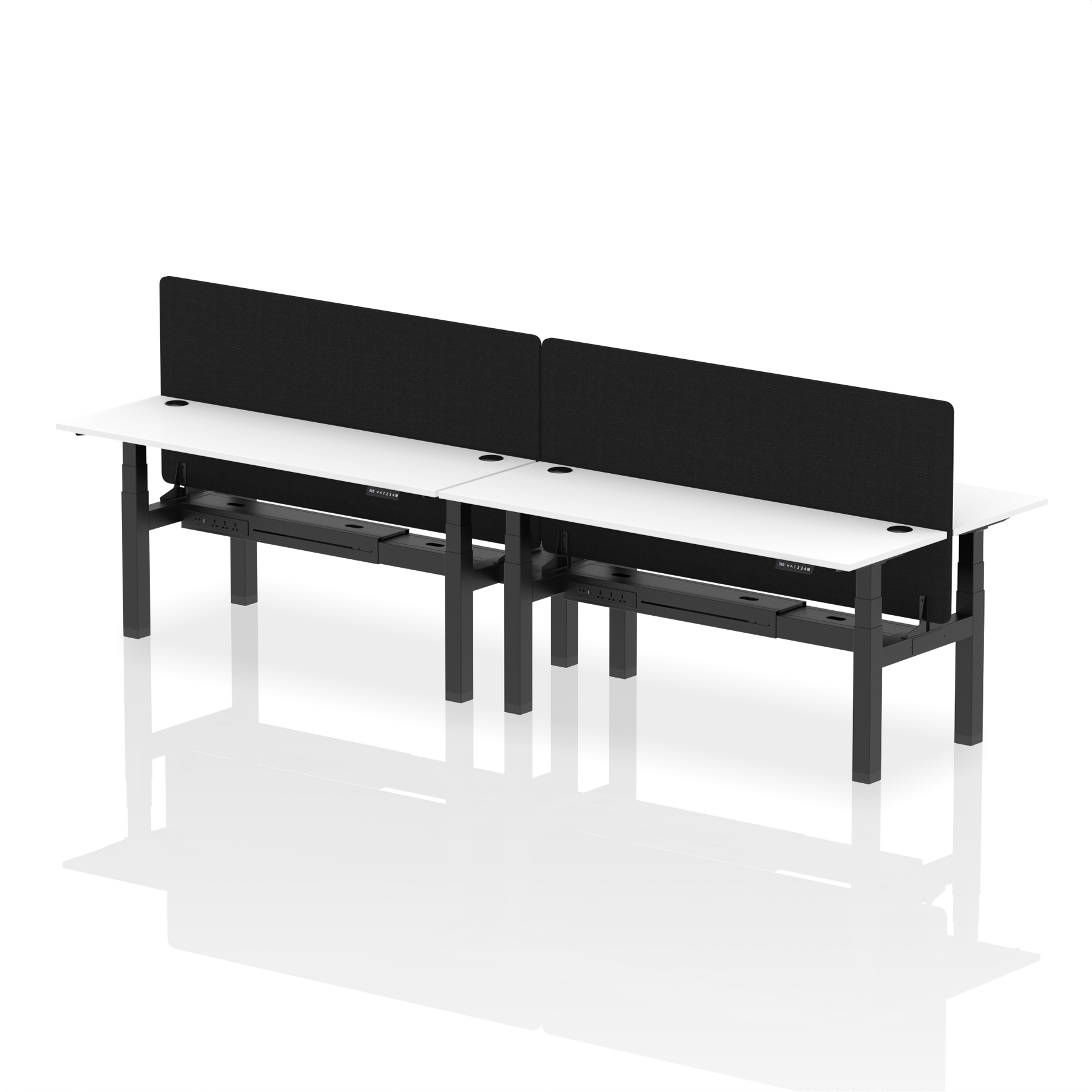 White / Black Frame