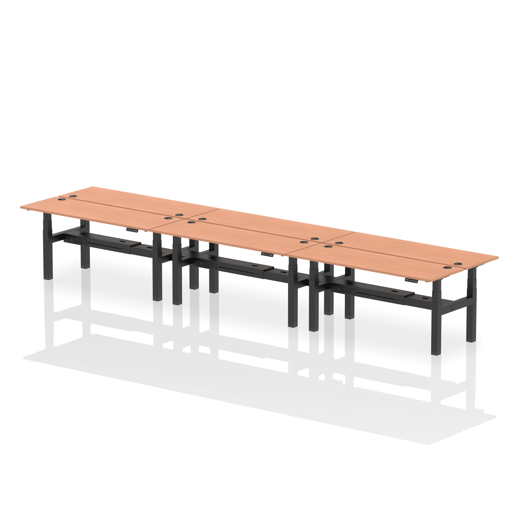Beech / Black Frame