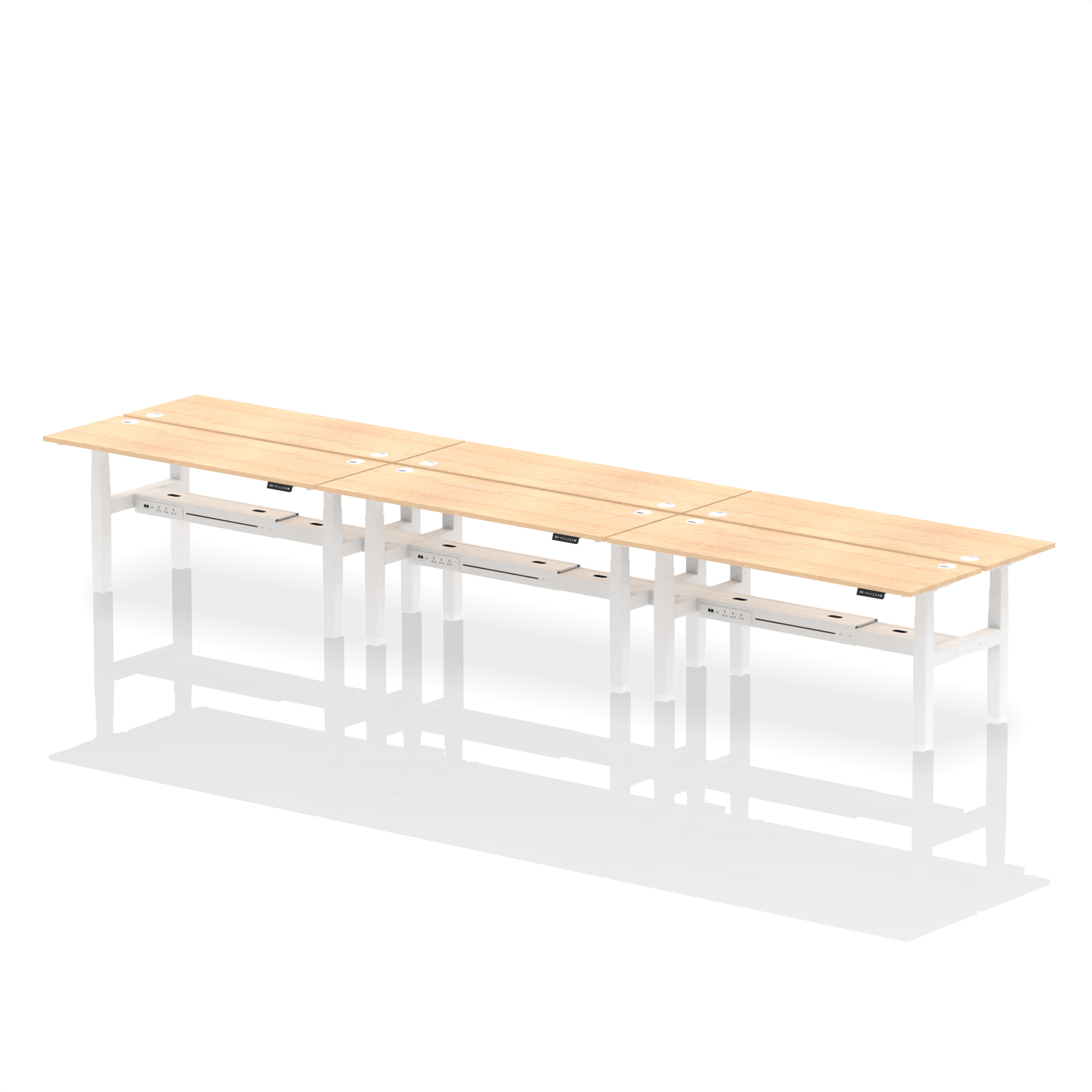 Maple / White Frame