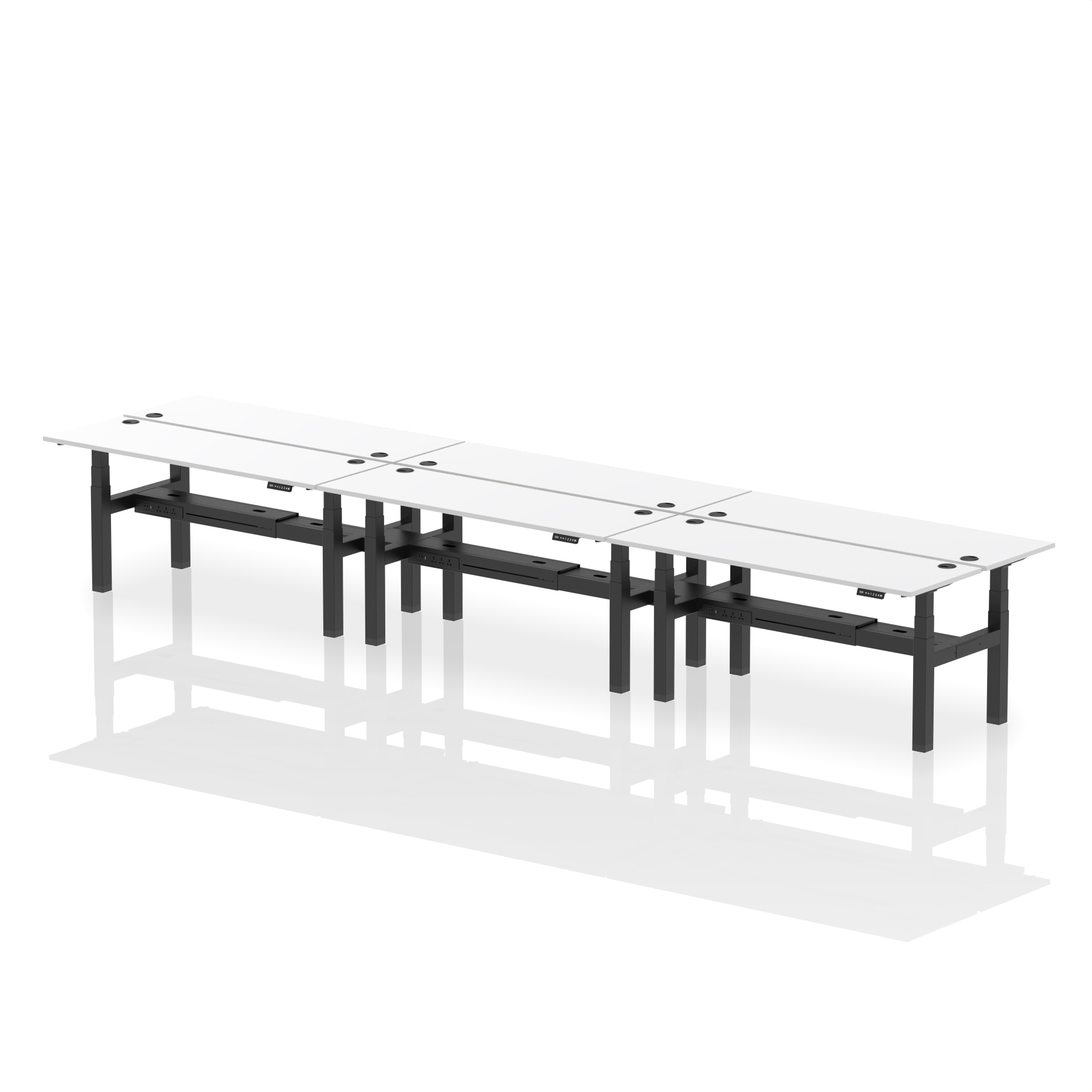 White / Black Frame