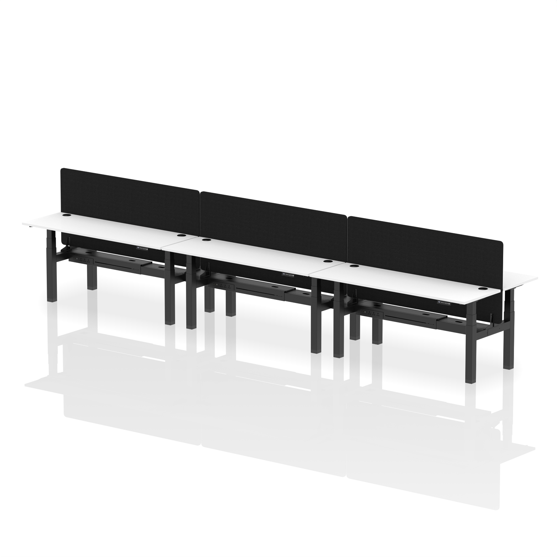 White / Black Frame