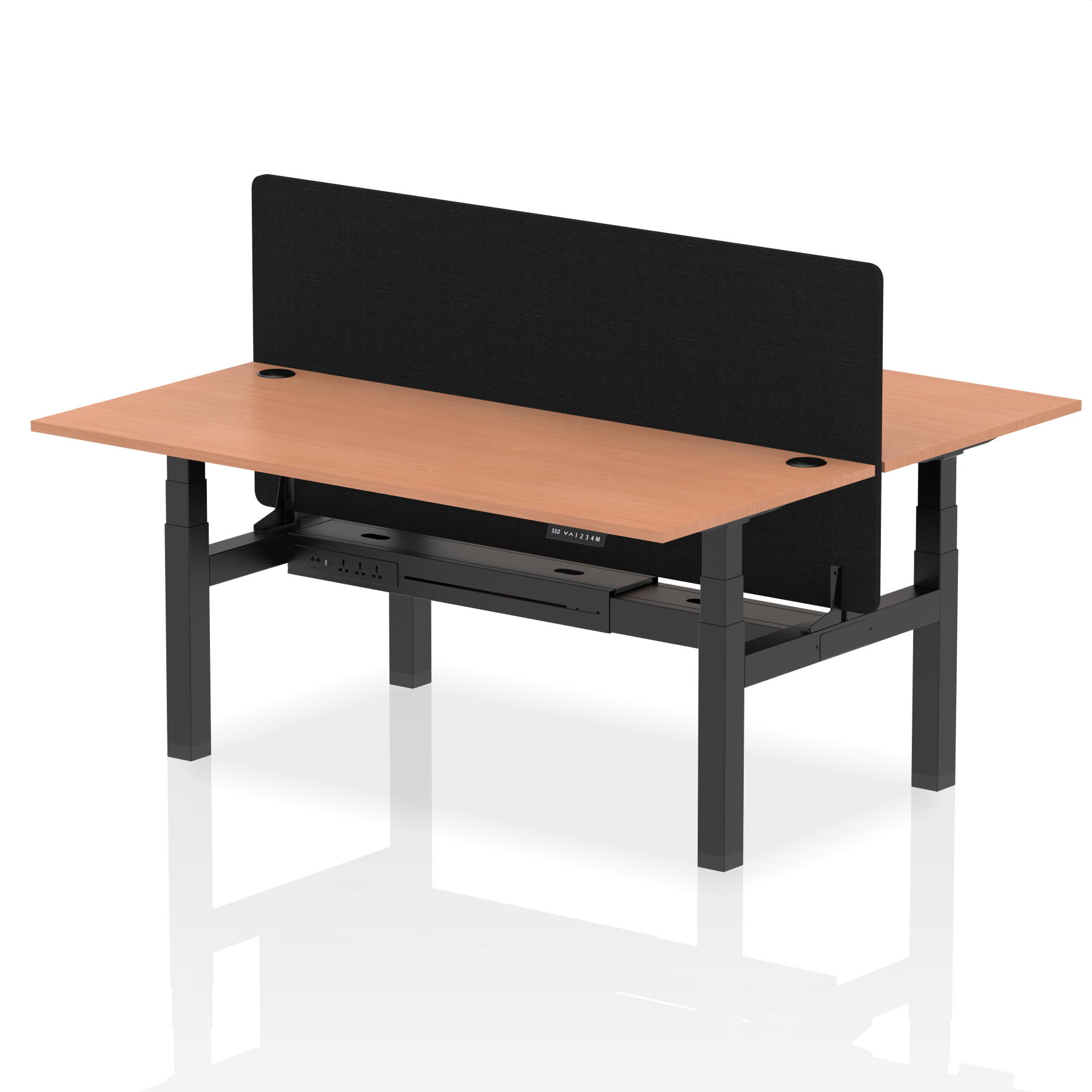 Beech / Black Frame