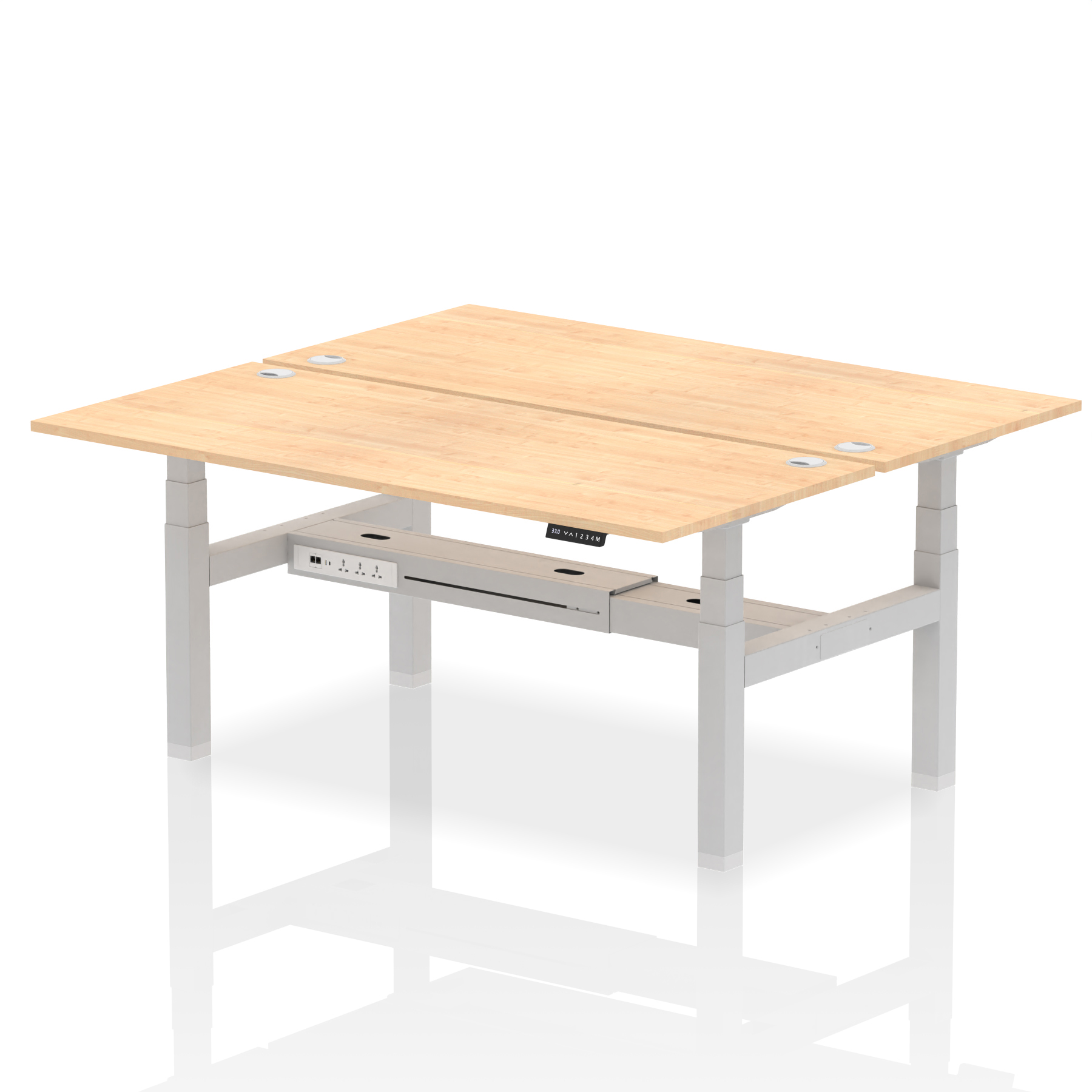 Maple / Silver Frame