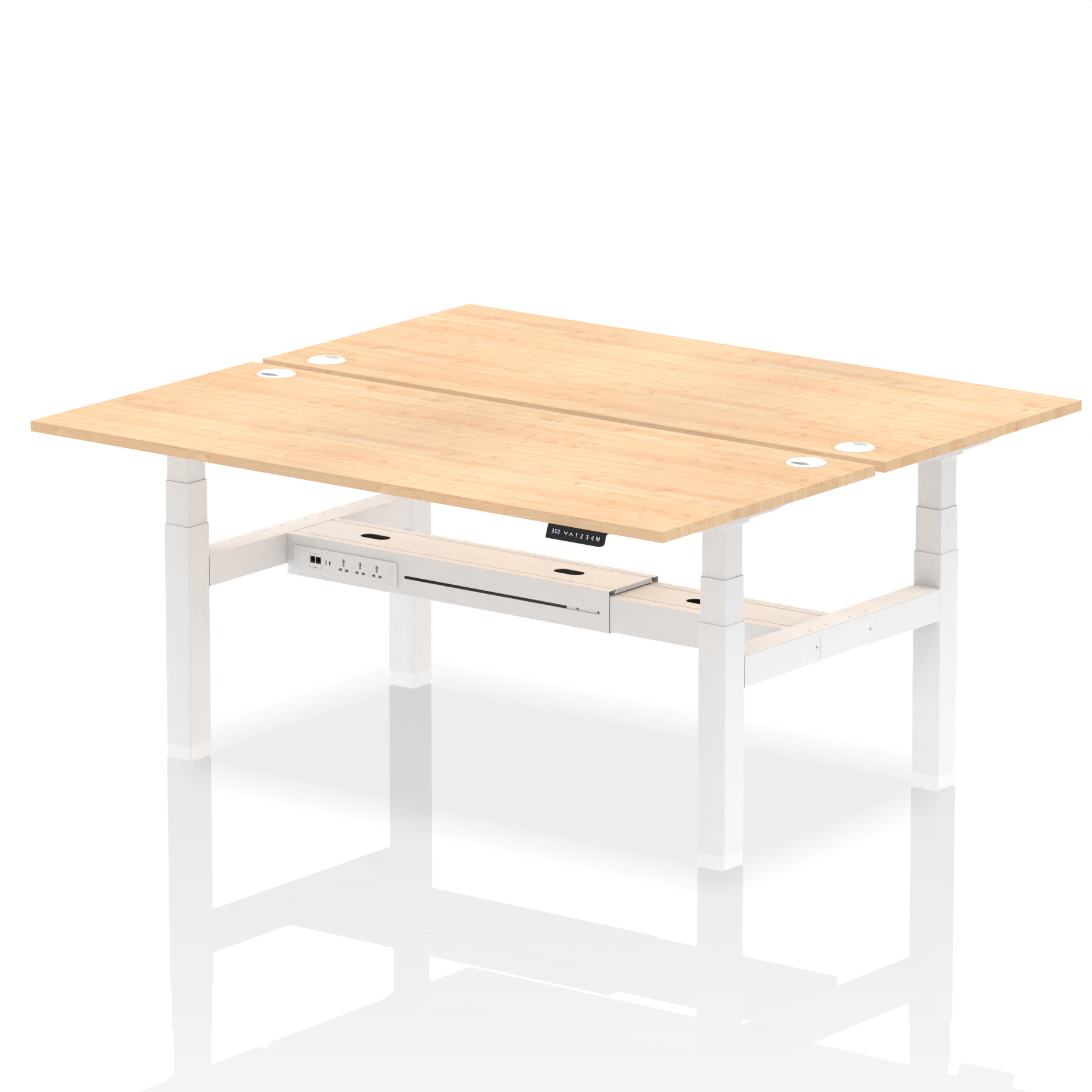Maple / White Frame