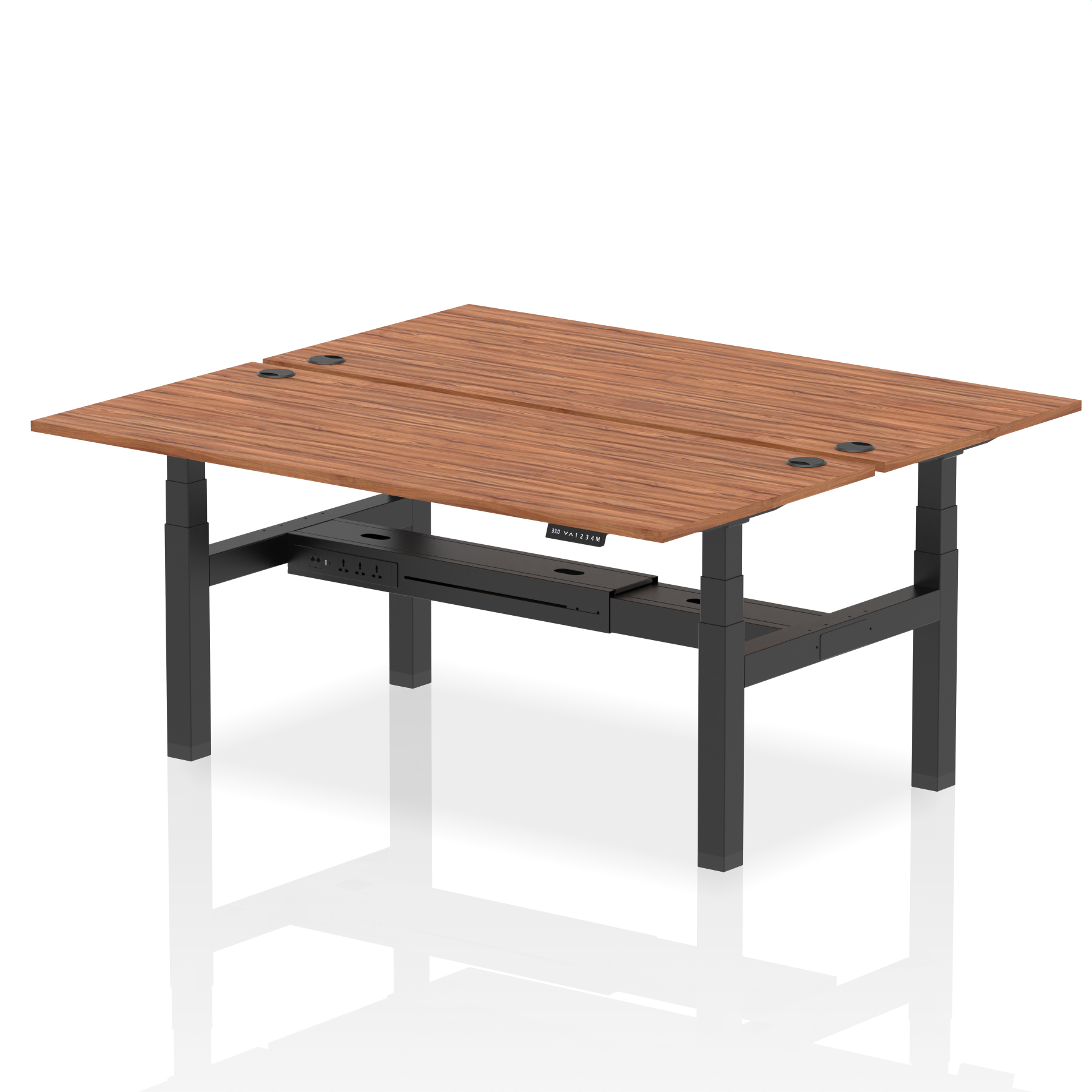Walnut / Black Frame