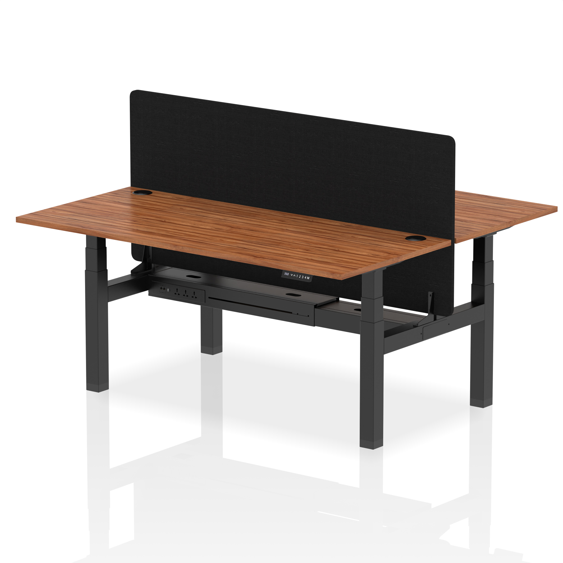 Walnut / Black Frame