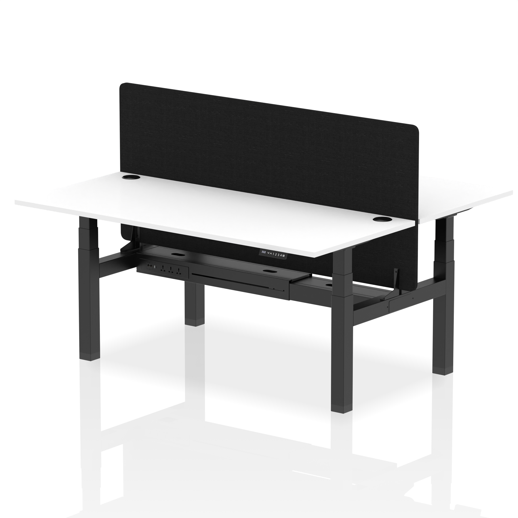 White / Black Frame