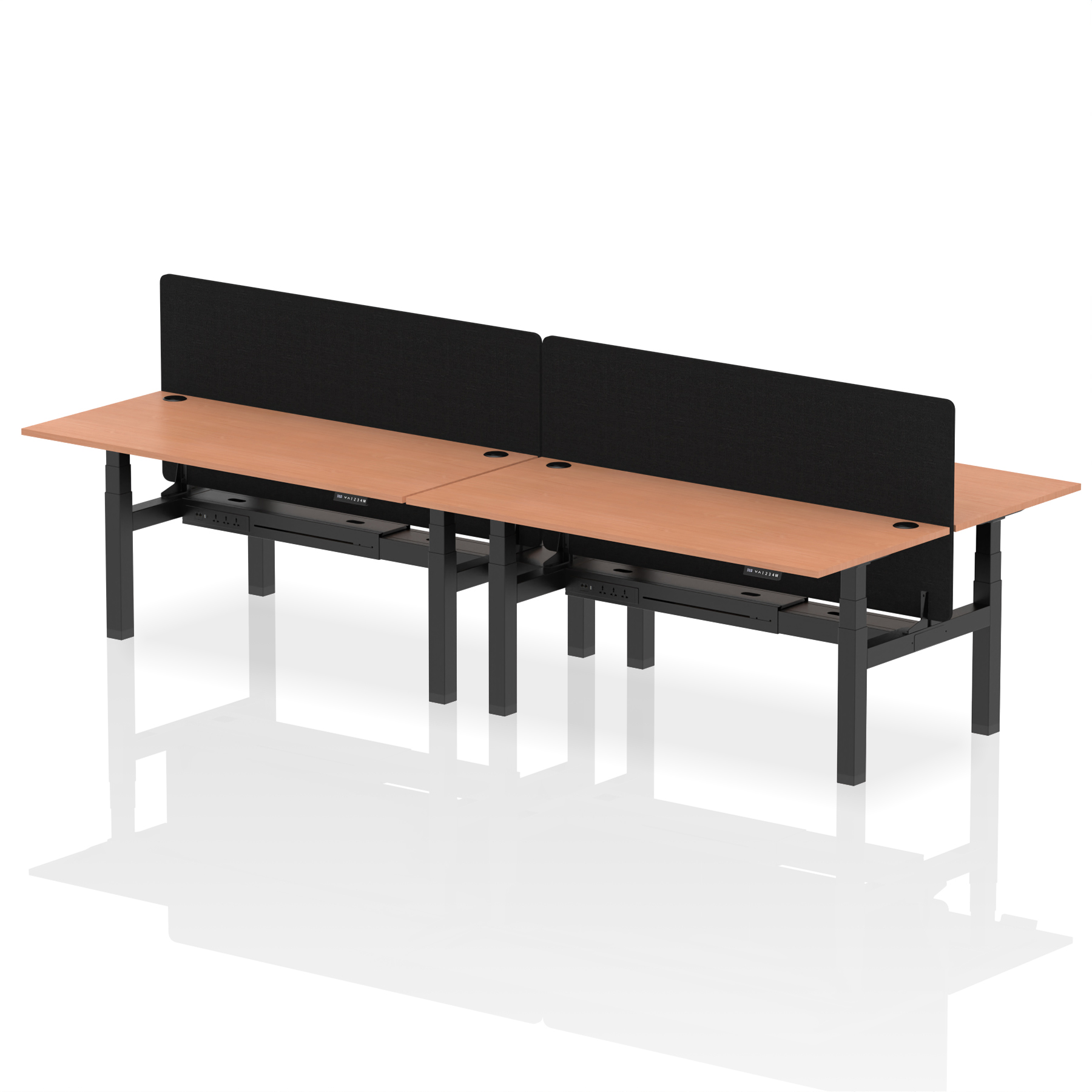 Beech / Black Frame