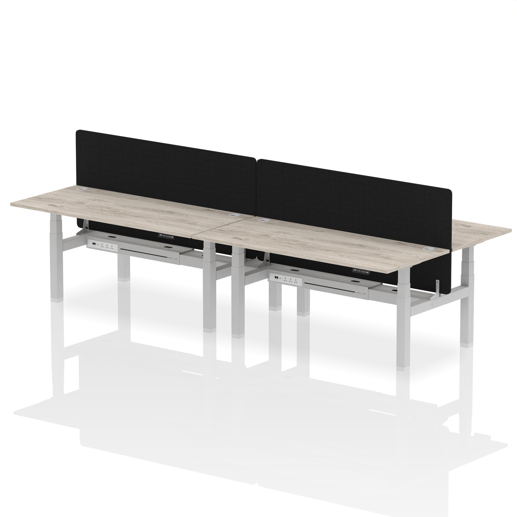 Grey Oak / Silver Frame