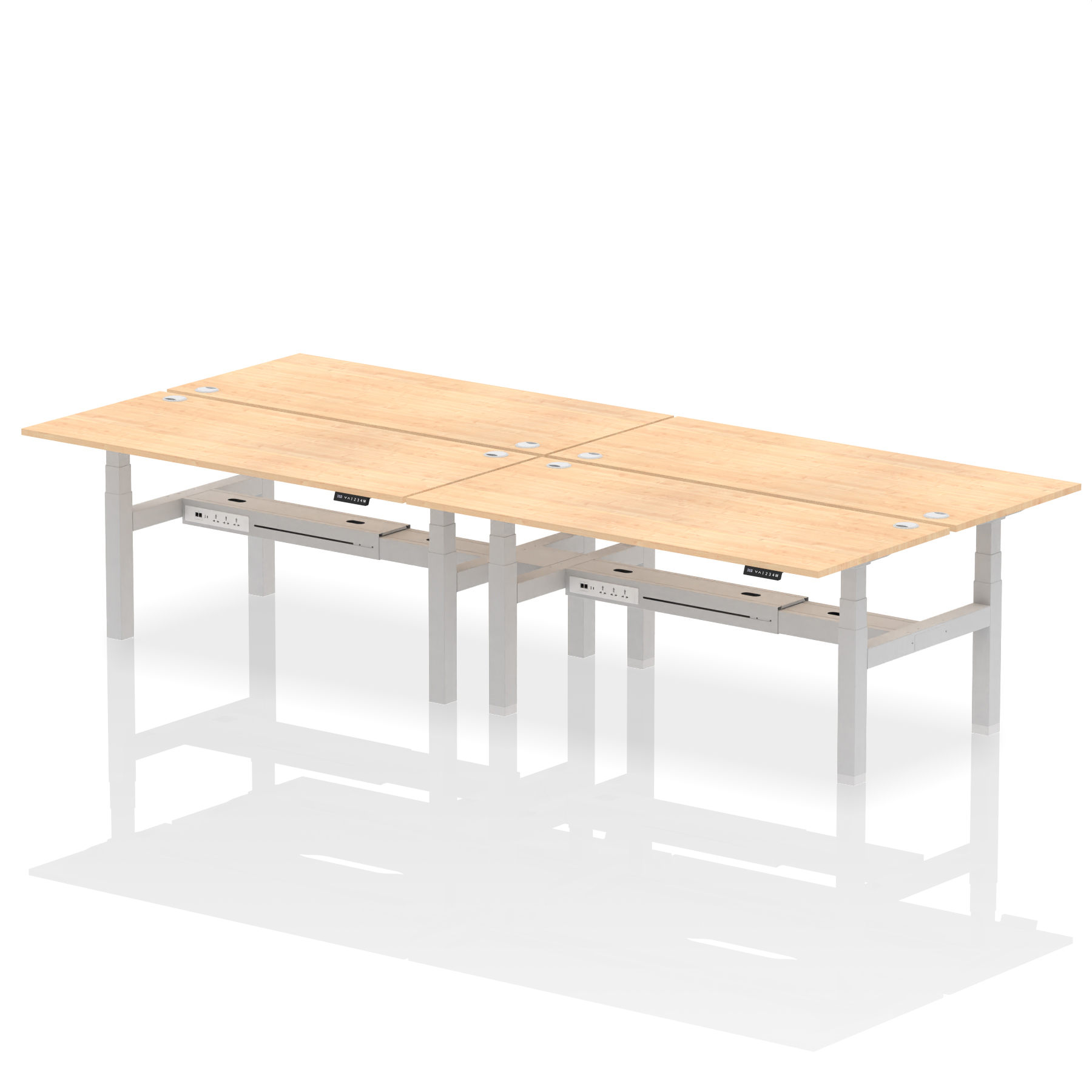 Maple / Silver Frame