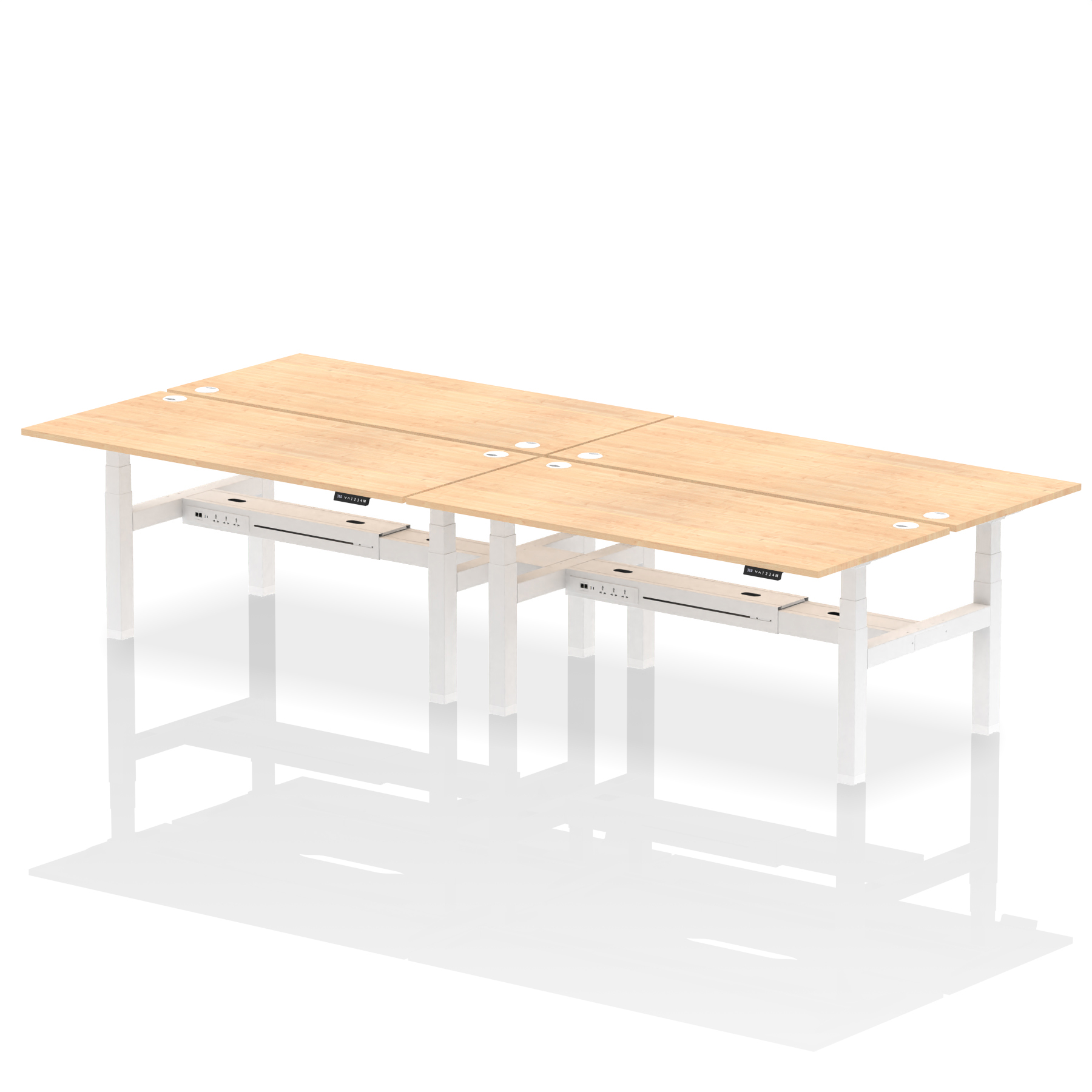 Maple / White Frame