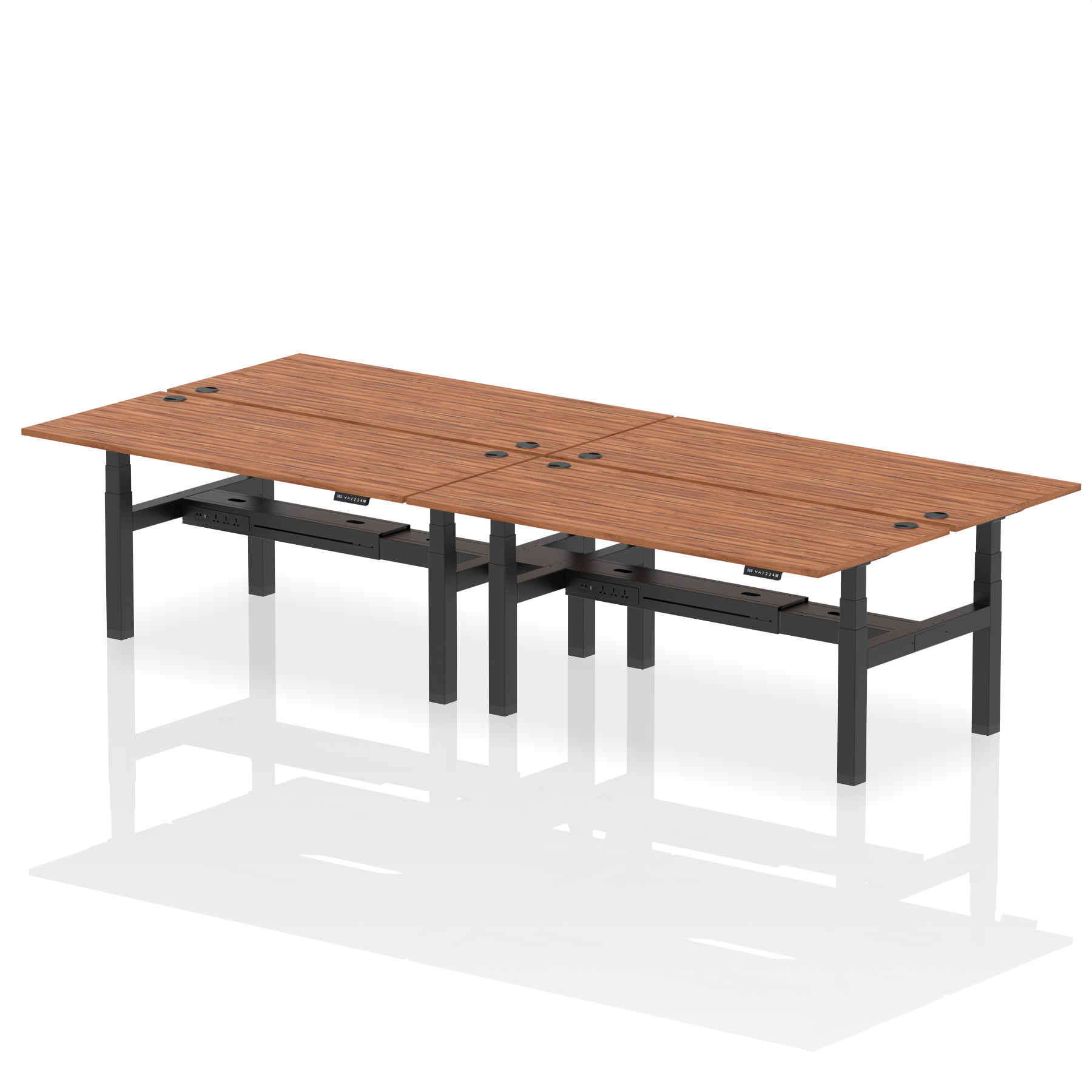 Walnut / Black Frame