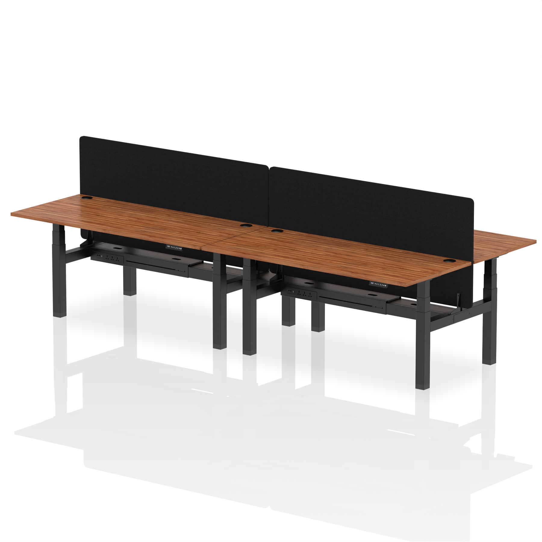Walnut / Black Frame