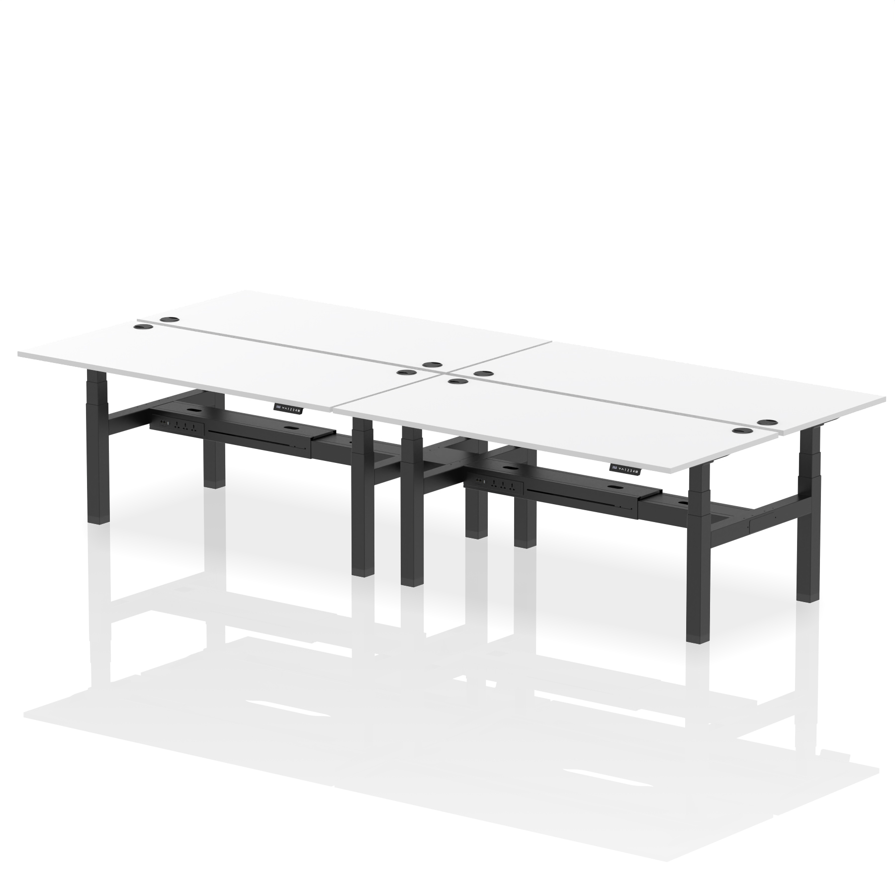 White / Black Frame