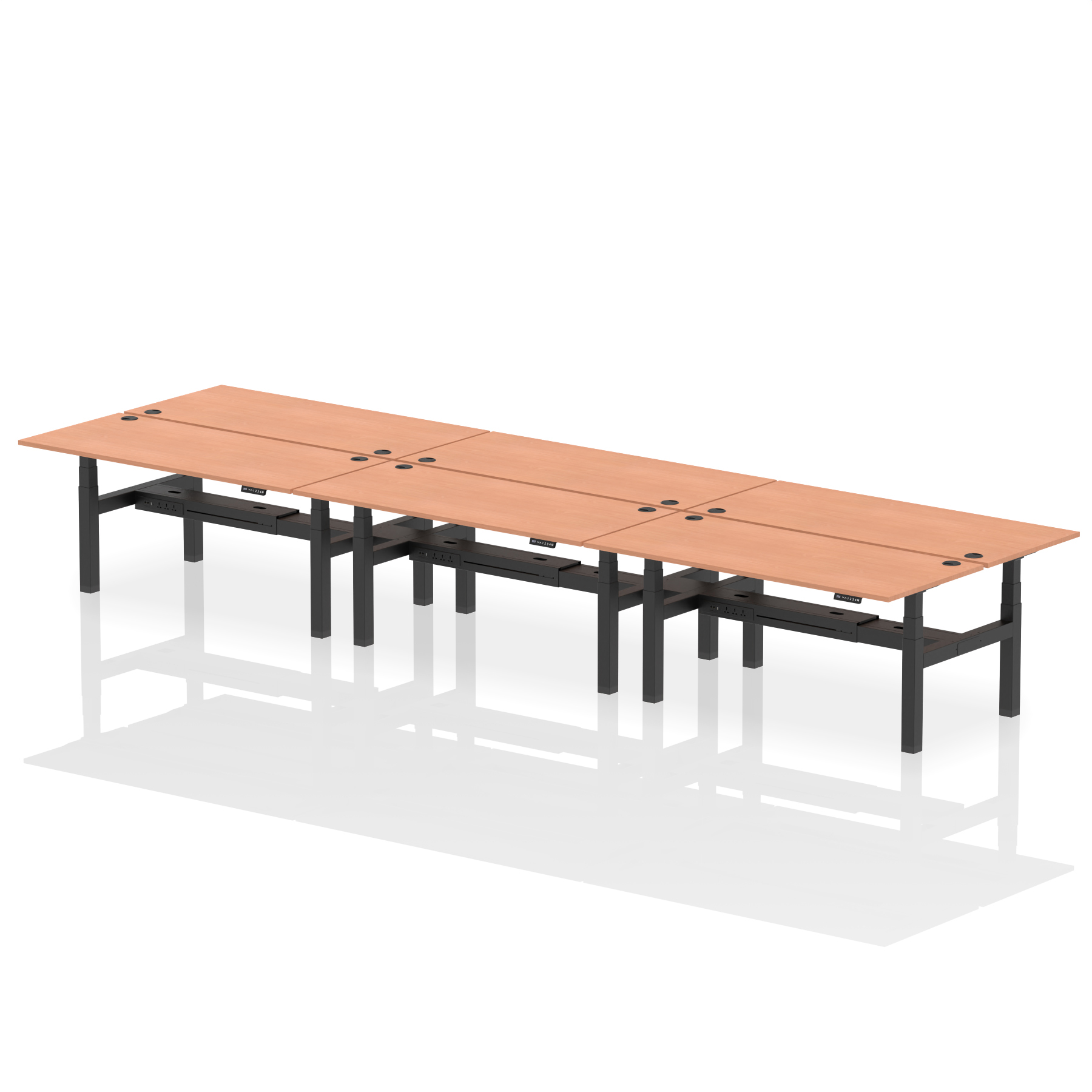 Beech / Black Frame