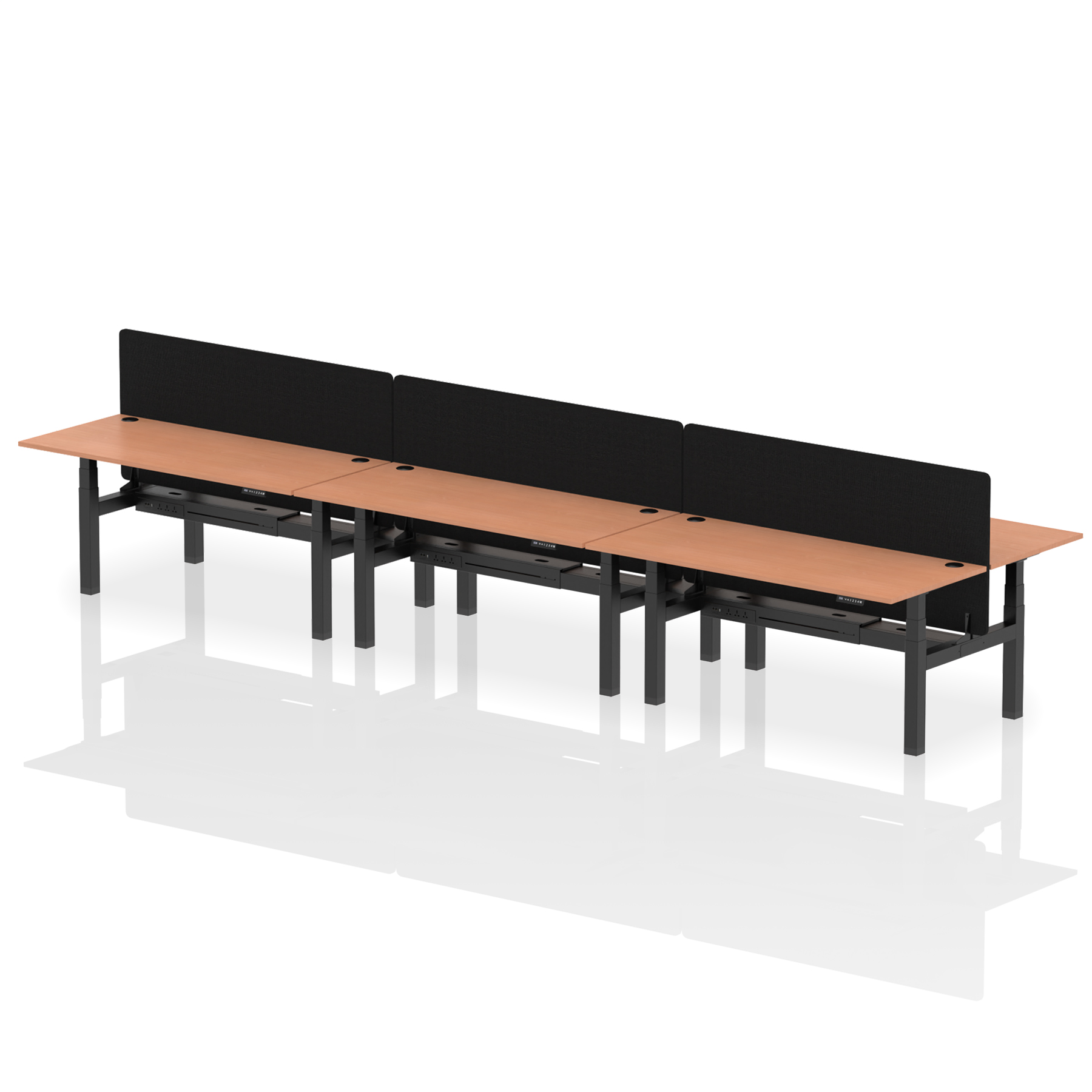 Beech / Black Frame