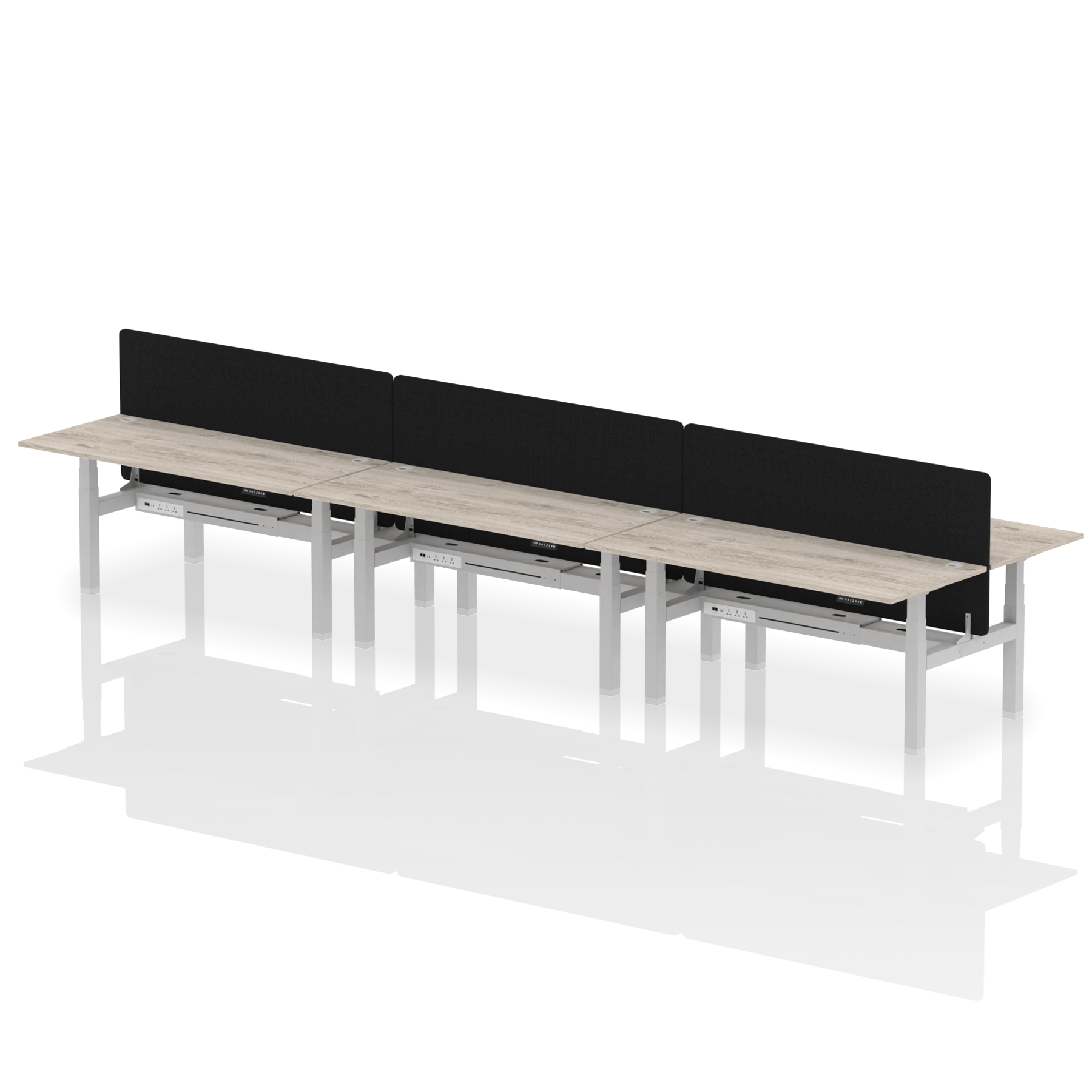 Grey Oak / Silver Frame